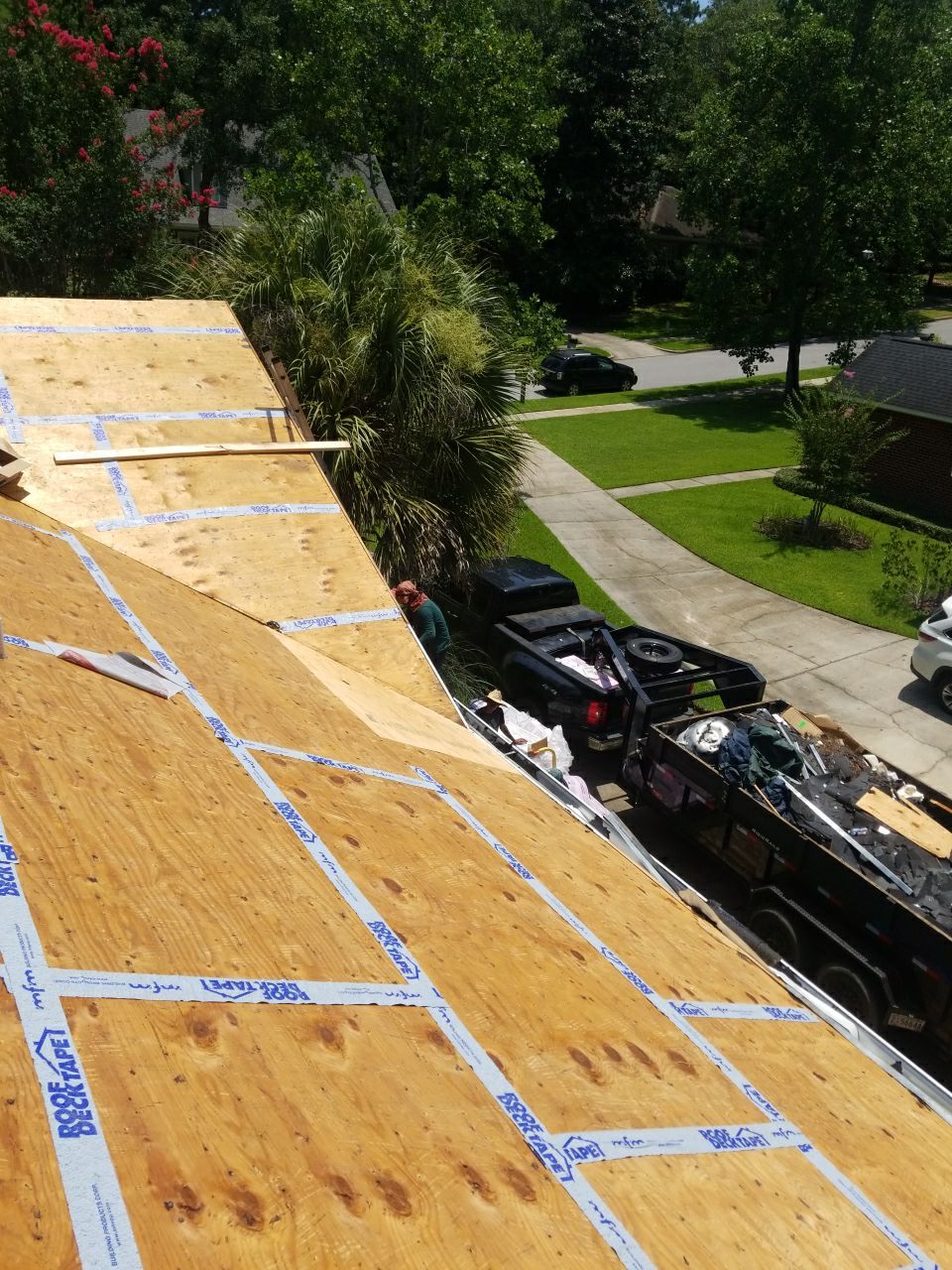 Residential Roofing Installation using Roof Replacement by American Roofing & Construction LLC