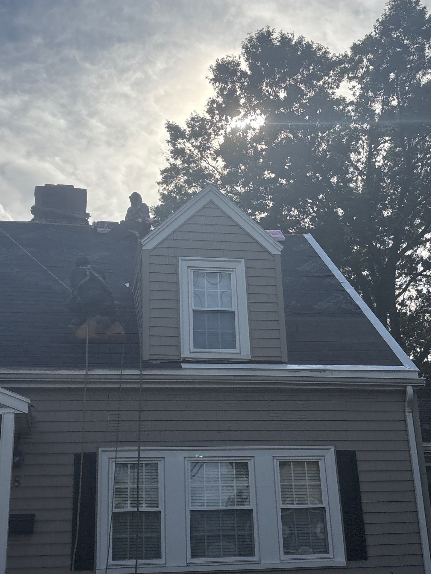 Front Roof Replacement & Roof Cleaning | Waltham, MA by Mighty Dog Roofing of Greater Middlesex County