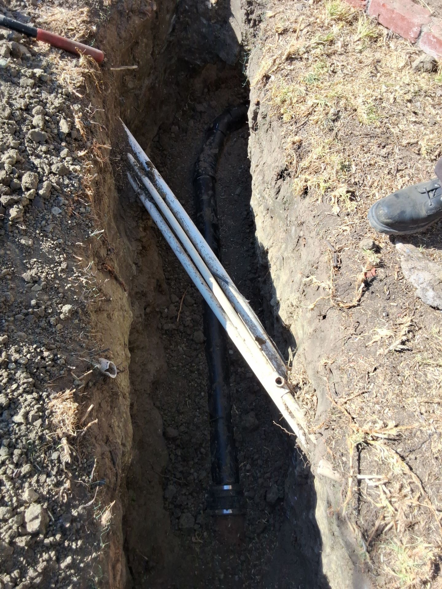 2-Way Sewer Cleanout Install by P&M Plumbing Inc.