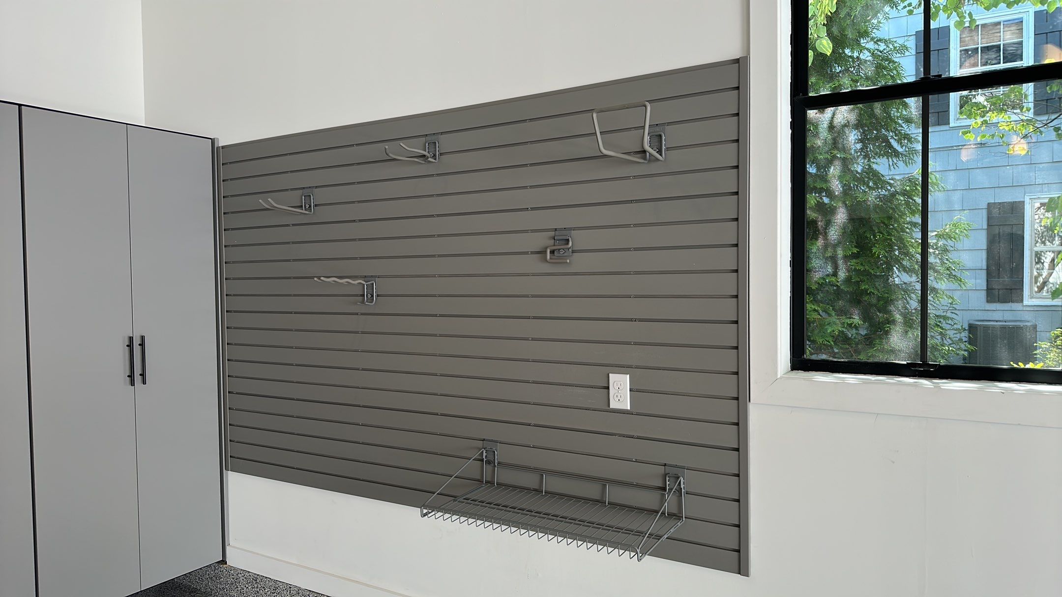 Jeanne E. transformed her garage with cabinets and a Banner Garage Floor by Banner Garage