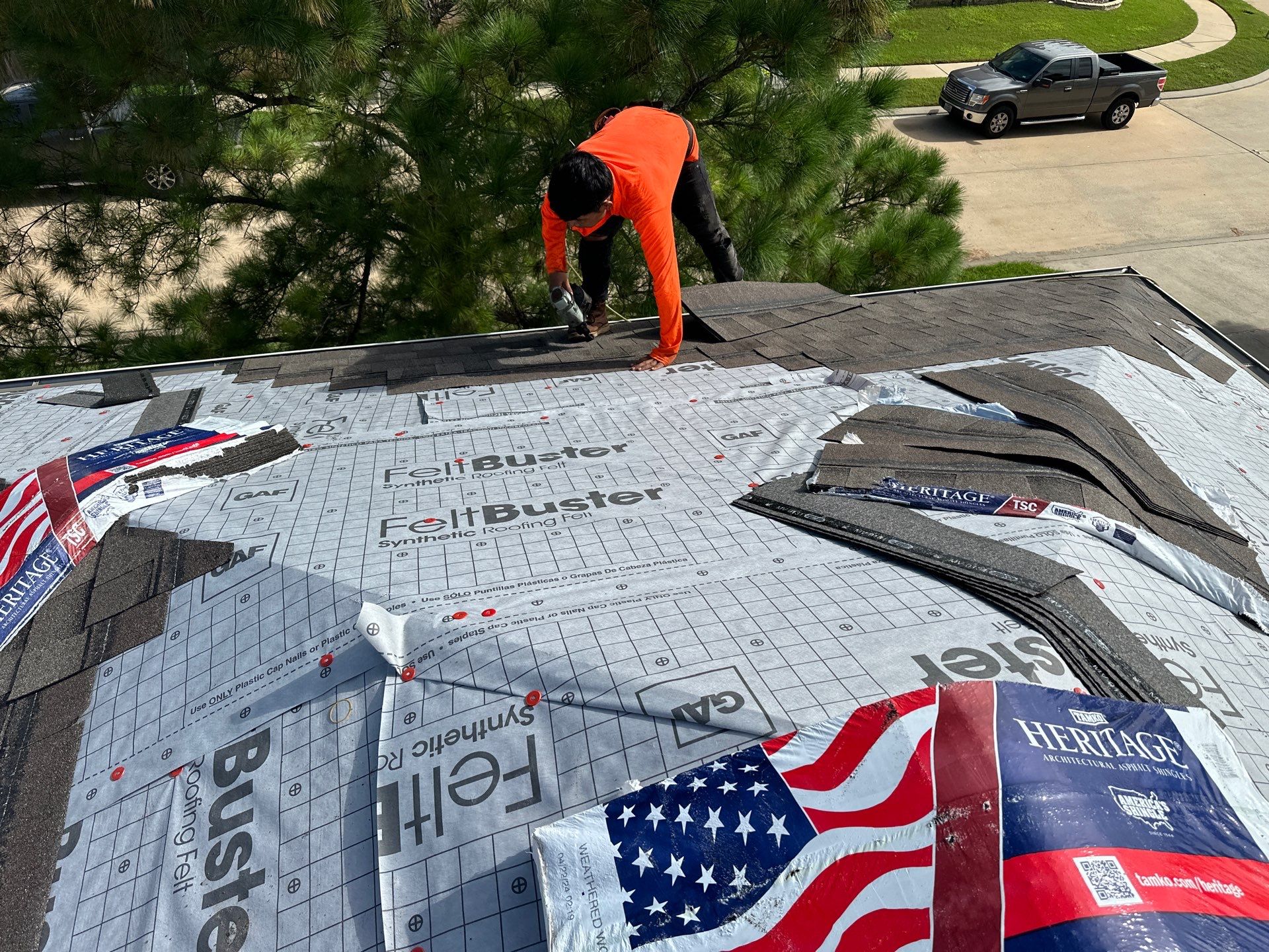Project in Katy by Motion Roofing