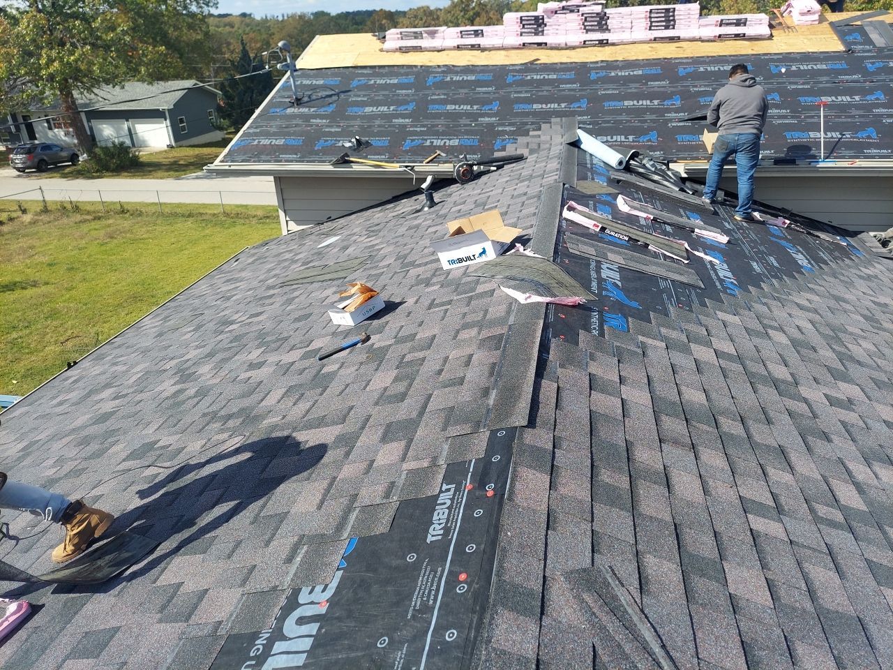 Residential Roofing Install - Owens Corning Duration - Color Midnight Plum  by Titan Commercial & Residential Roofing 