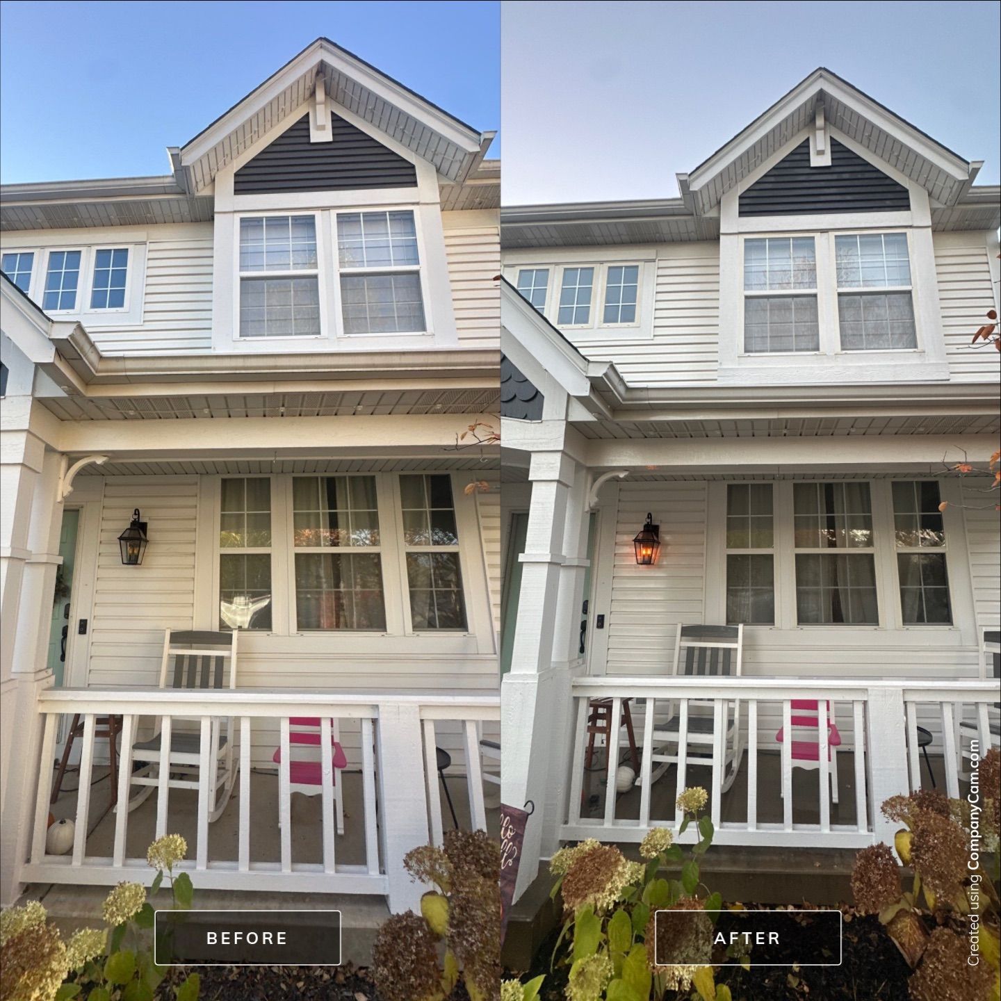 Project in South Elgin by Simmons Power & Soft Washing