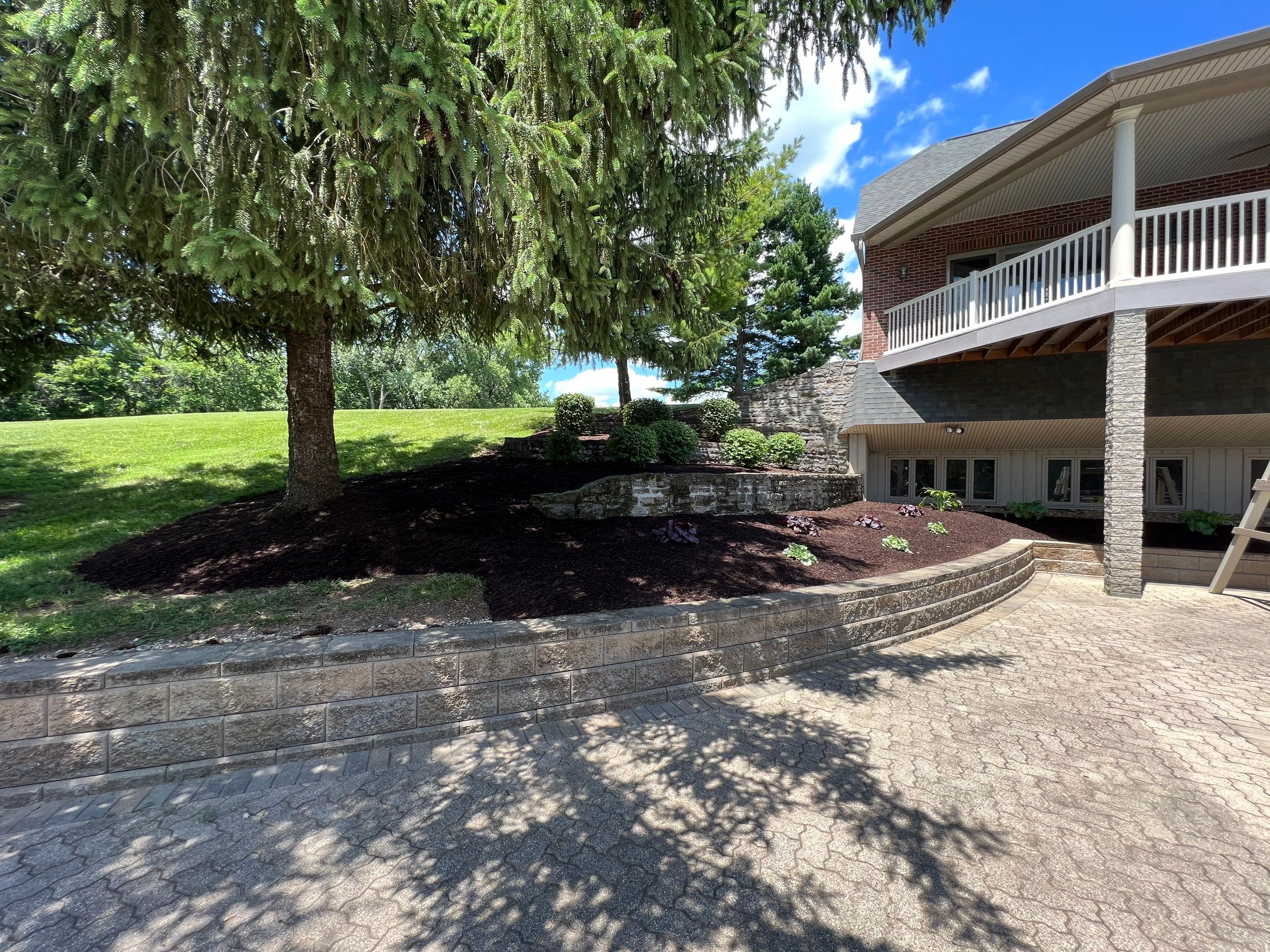 Tear Out, Plant Install & Mulch by Reisenberg’s Lawn & Landscape, LLC