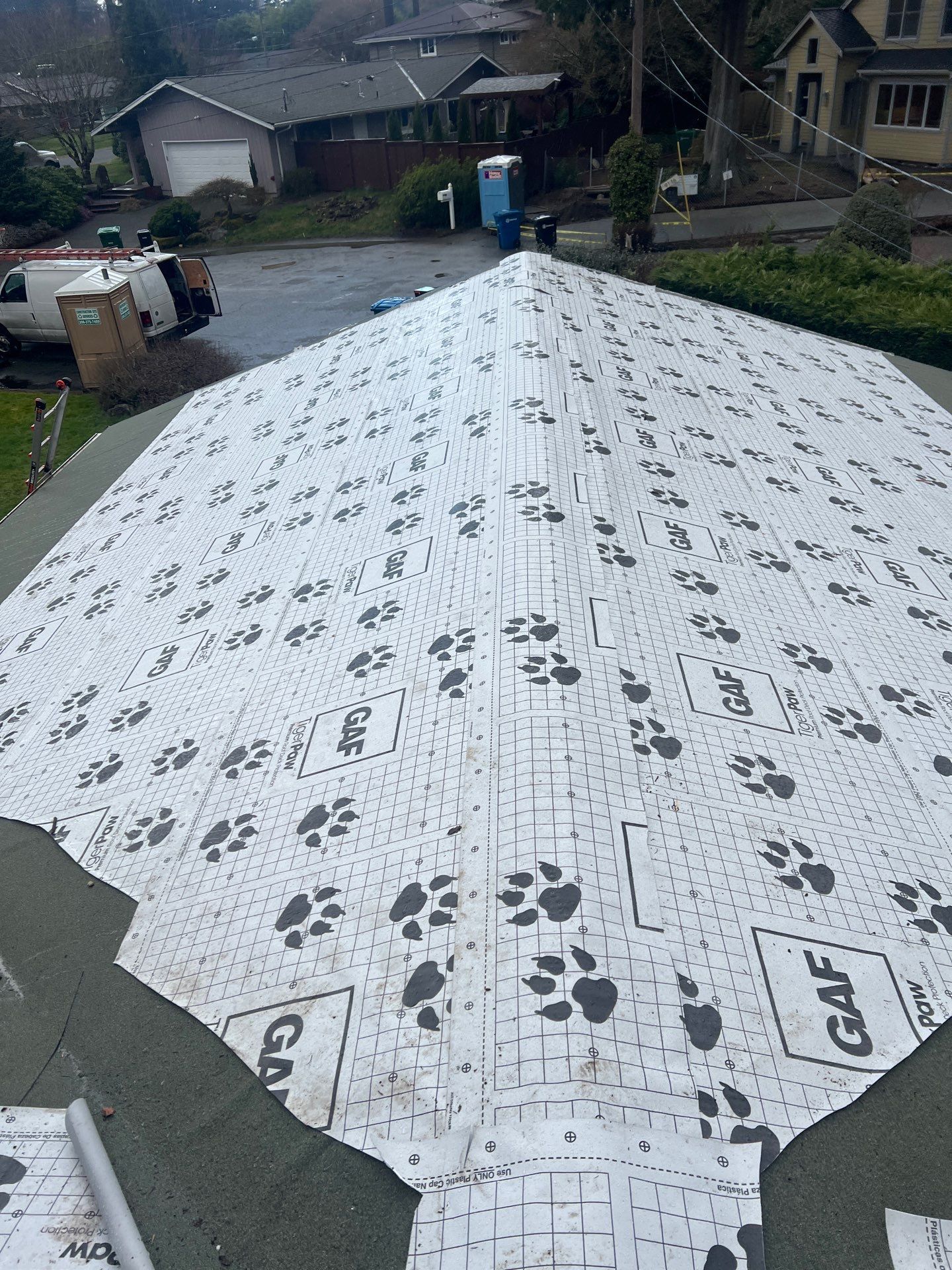 Residential Roofing Installation using GAF HDZ Shingles by Roofing Formula LLC