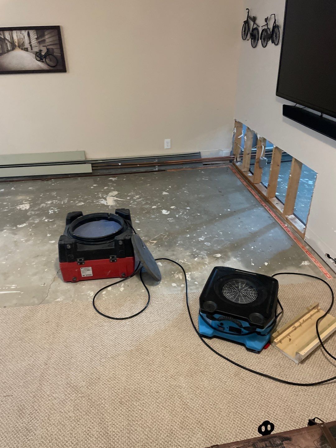 Project in White Lake Charter Township by EzDry Water Mitigation & Property Restoration