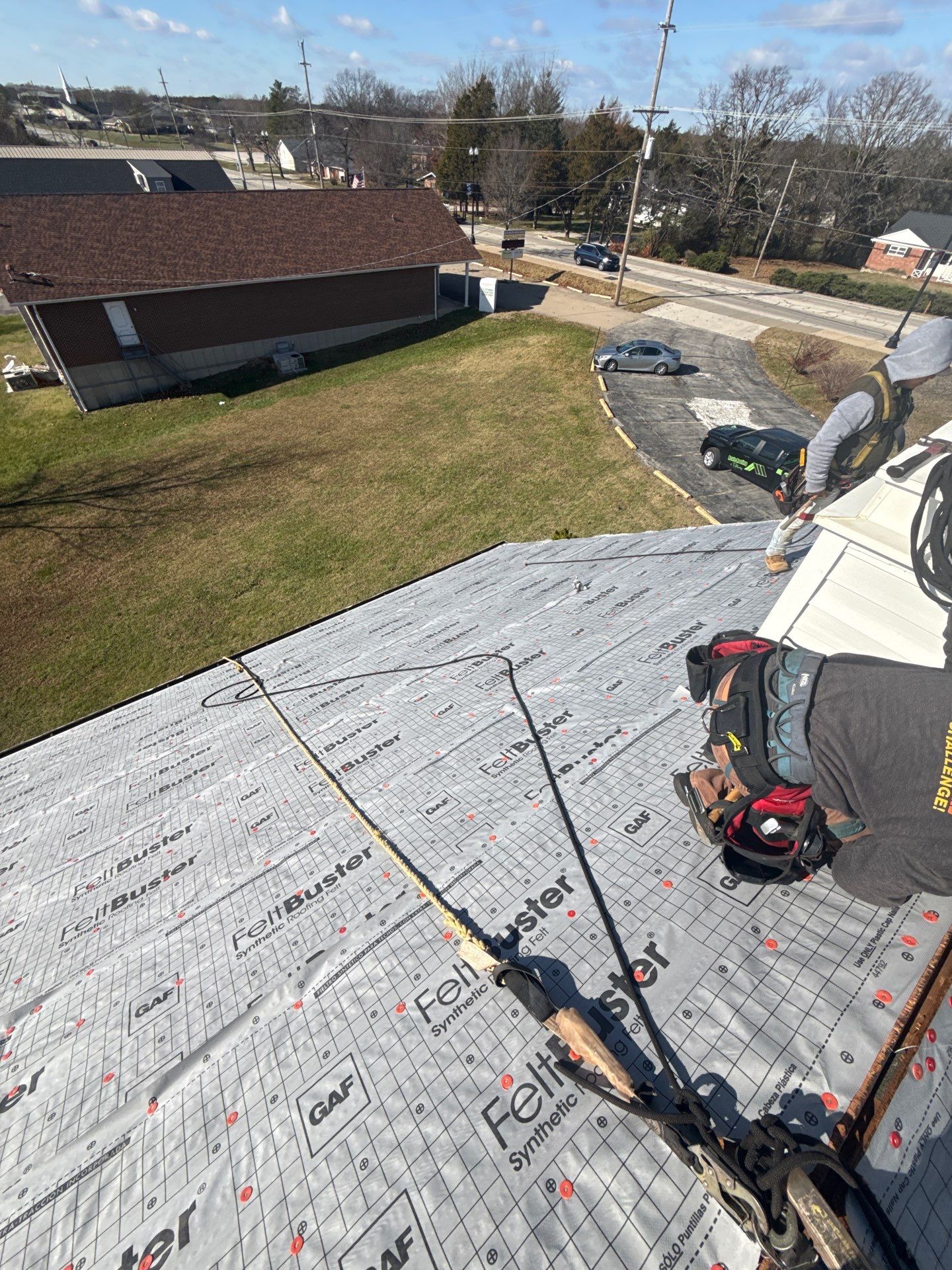 Complete GAF Shingle Roof Installation for Hillsboro Church Building by Acute Roofing And Exteriors 