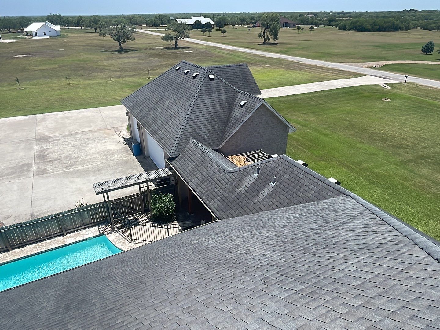 Residential Roofing Installation using GAF HDZ Barkwood by Lighthouse Roofing