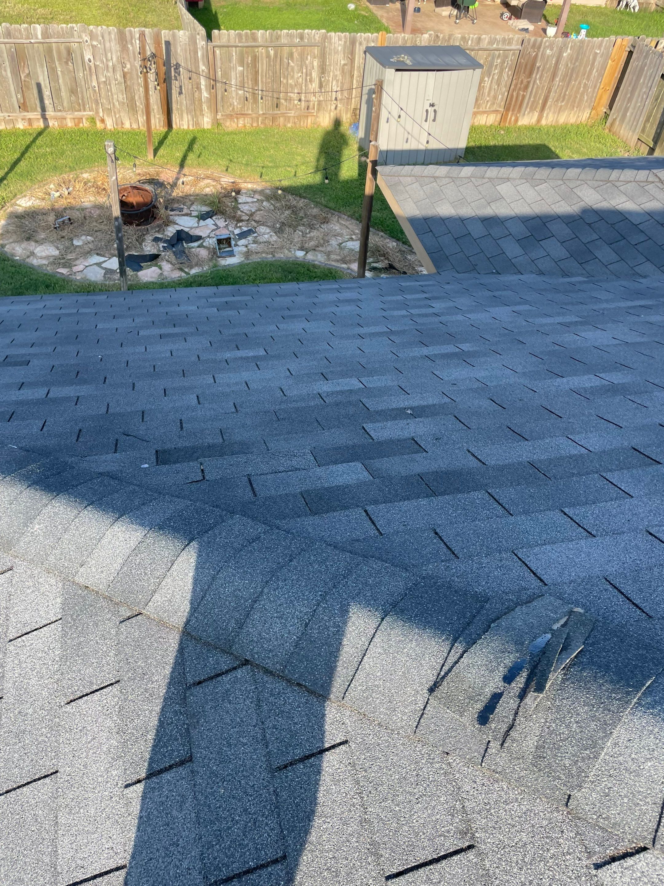 Roof Repair after Hurricane Beryl by Berry Good Roofing 