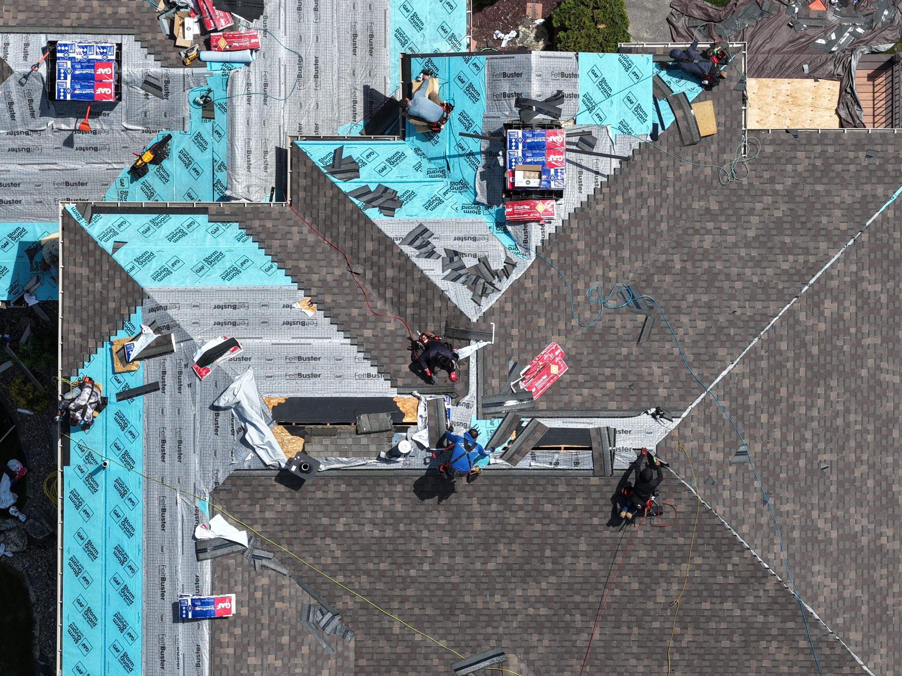 Roof Replacement using GAF Timberline HDZ - Chestnut Valley by Montana Roofing Solutions