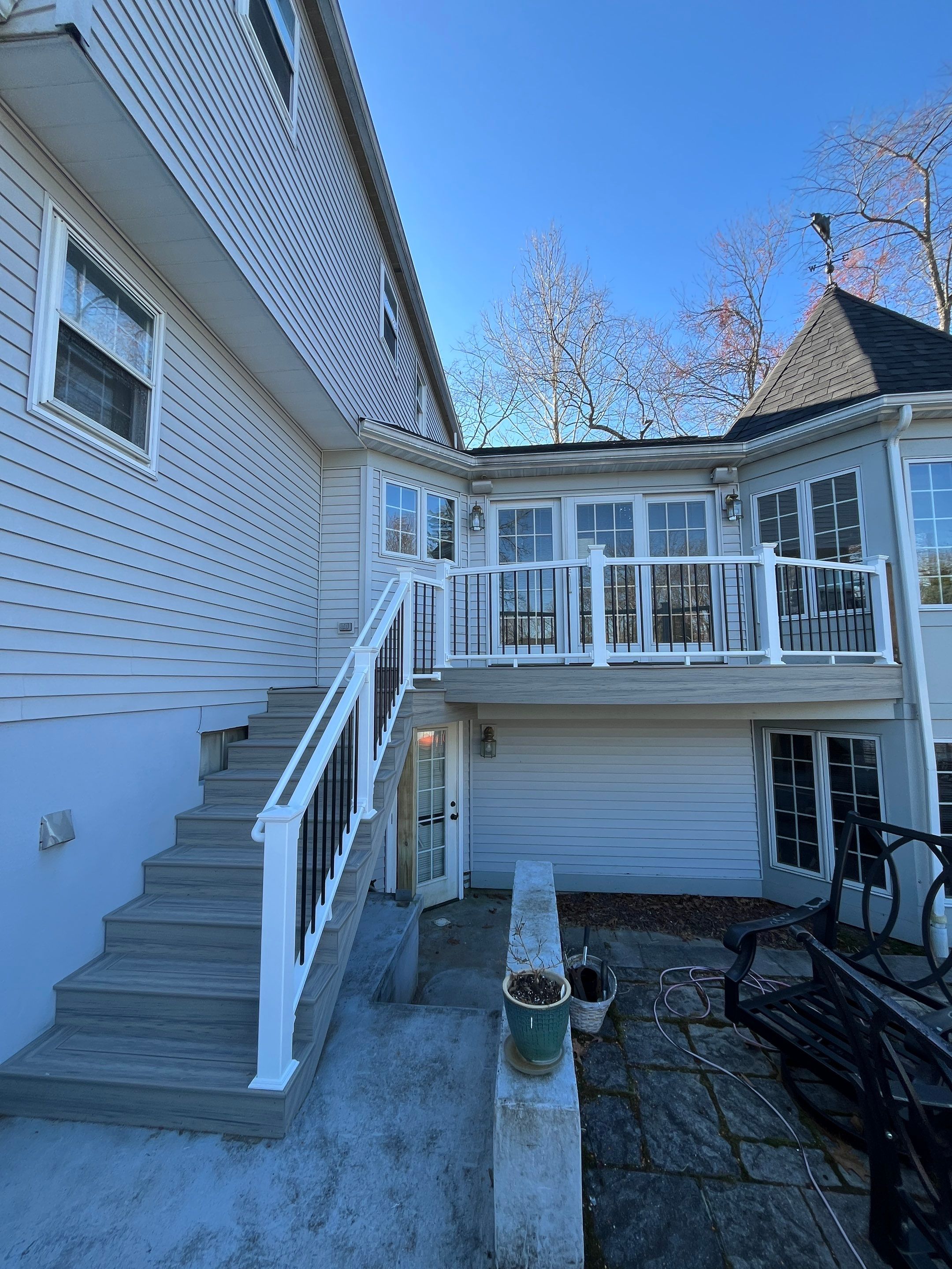 Custom deck using Deckorators by Burke Home Services