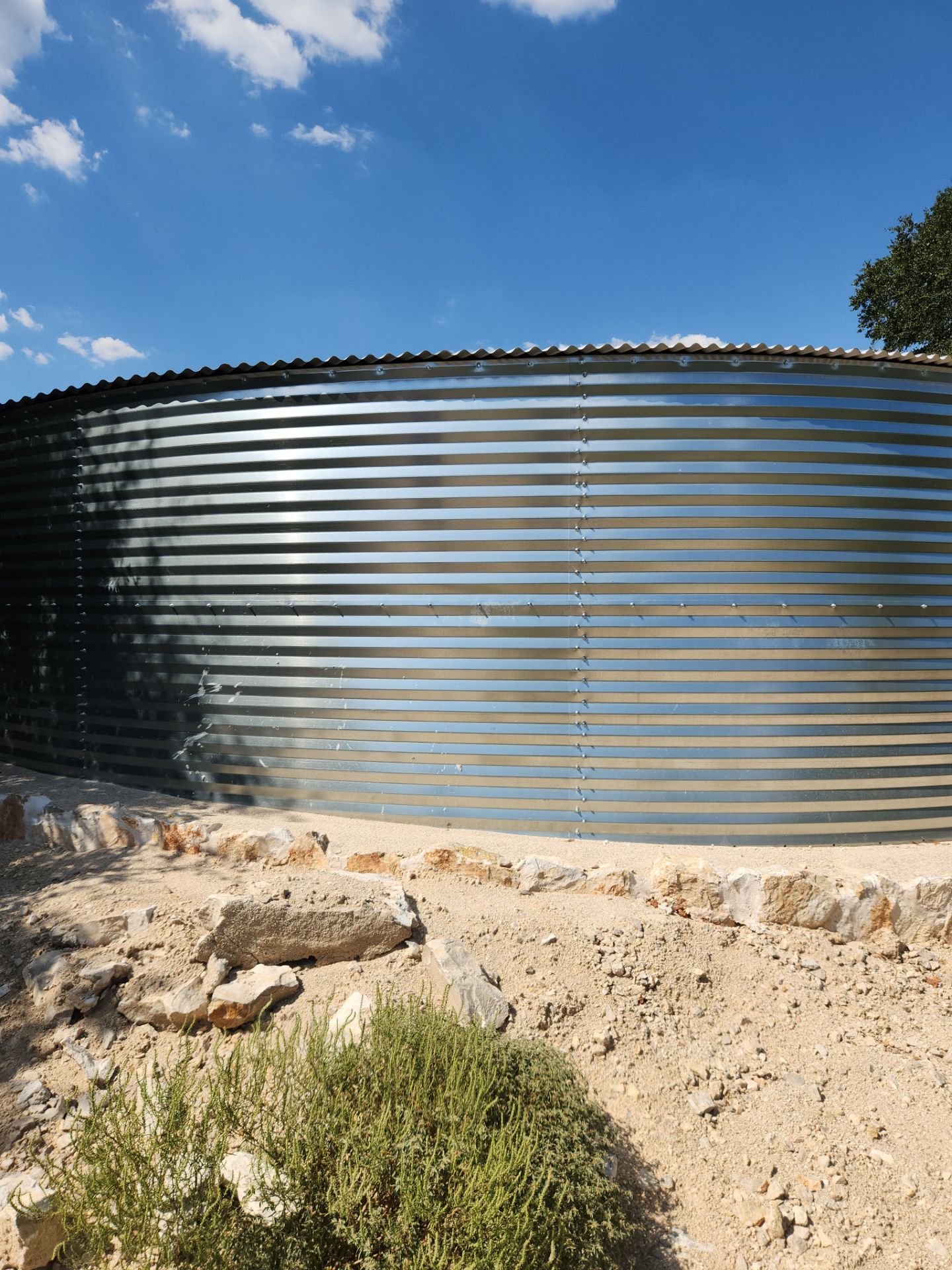 55.2K - Dome - Silver using Aqualine Tank - 3602D by Hill Country Rain Water