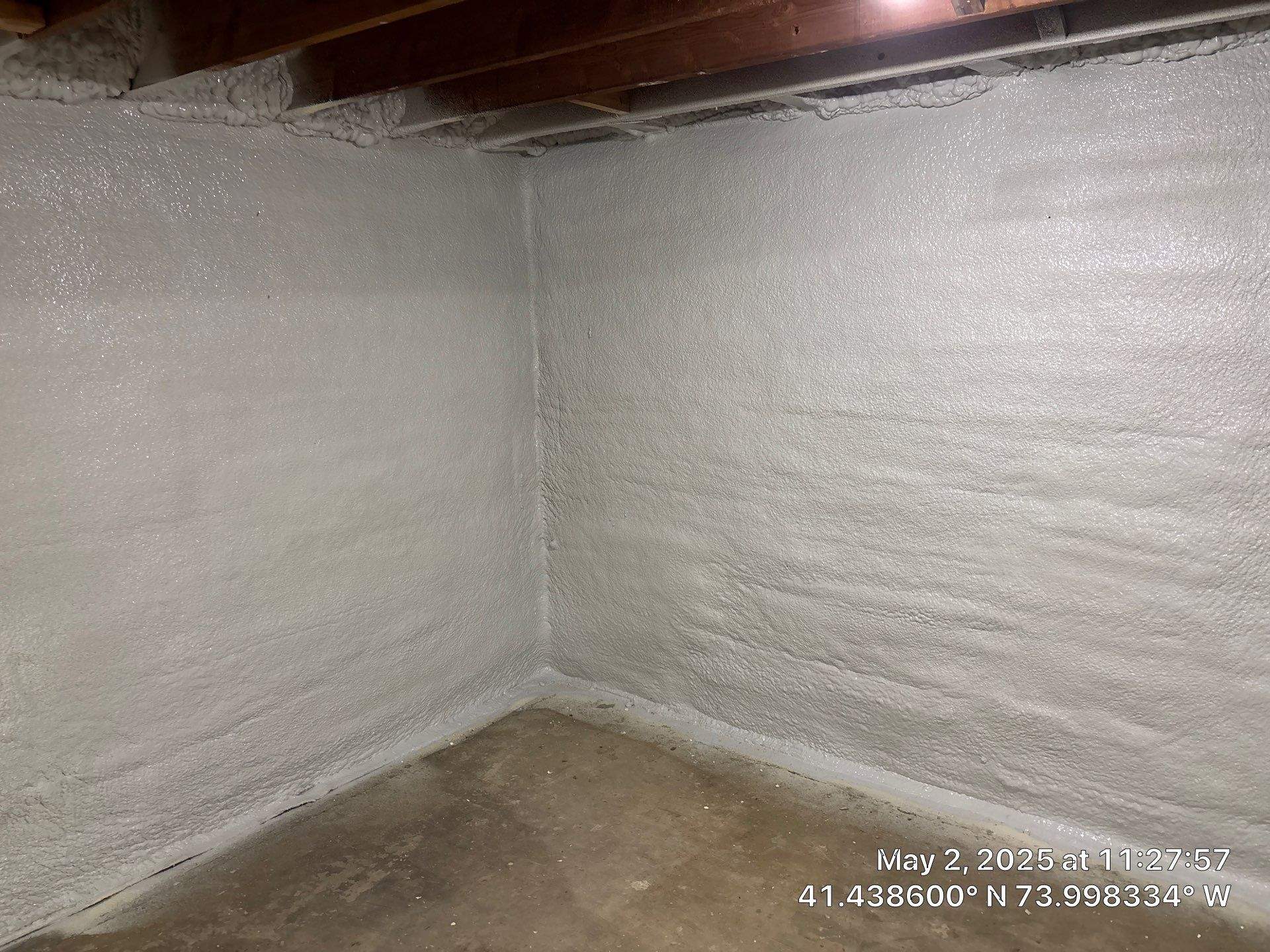 Attic Insulation using open cell spray foam by NYS Foam & Energy