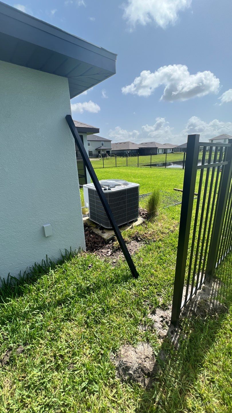 Parrish, FL 4ft. Tall 3-Rail Black Aluminum Fence  by Asap fence and gates, LLC