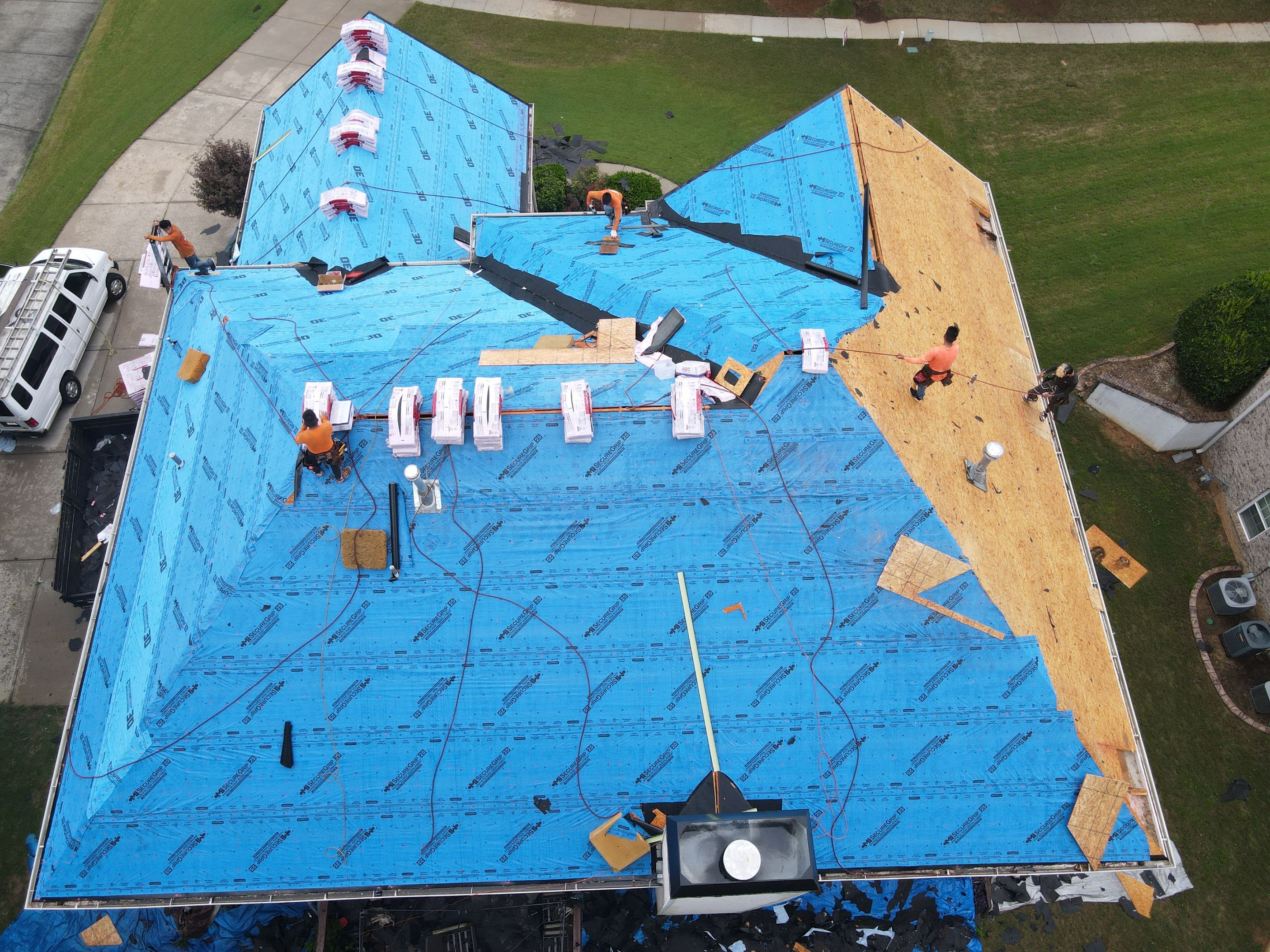 Residential Roofing Installation using Owens Corning by Inspector Roofing and Restoration