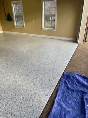 Garage Floor Coating using Cabin Fever