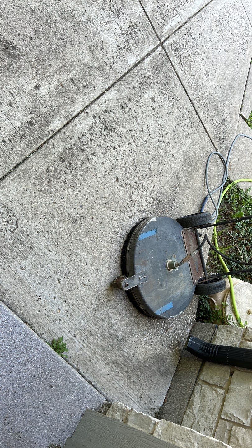 Highland Park, IL Bluestone, concrete,  Trex deck cleaning by Northern Power Washing LLC.
