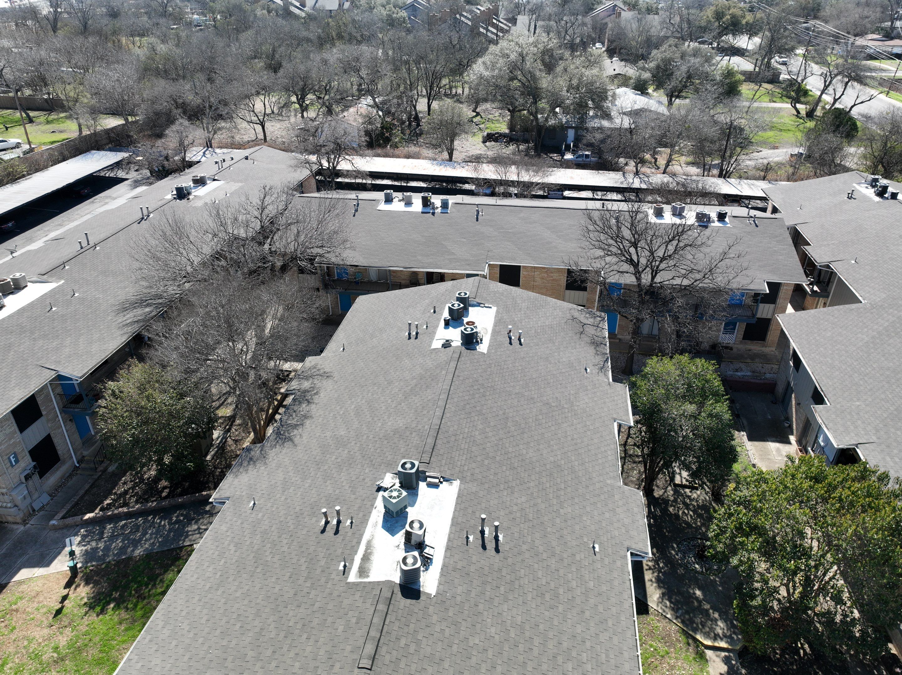 Commercial Roof Inspection using Drone Inspection by Premier Roofing and Contracting