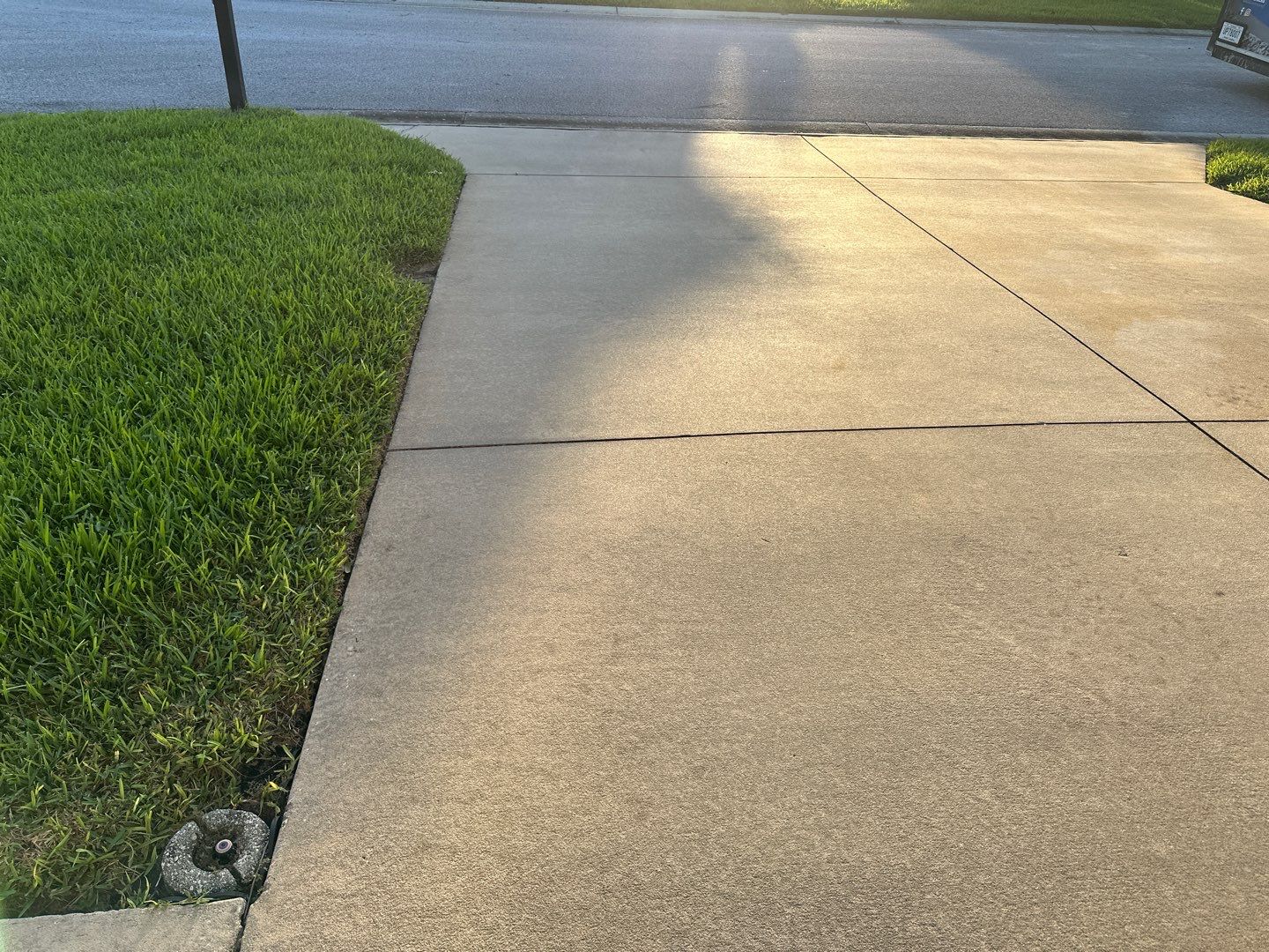 Driveway and Sidewalk Driftwood by Innovative Concrete Coatings 