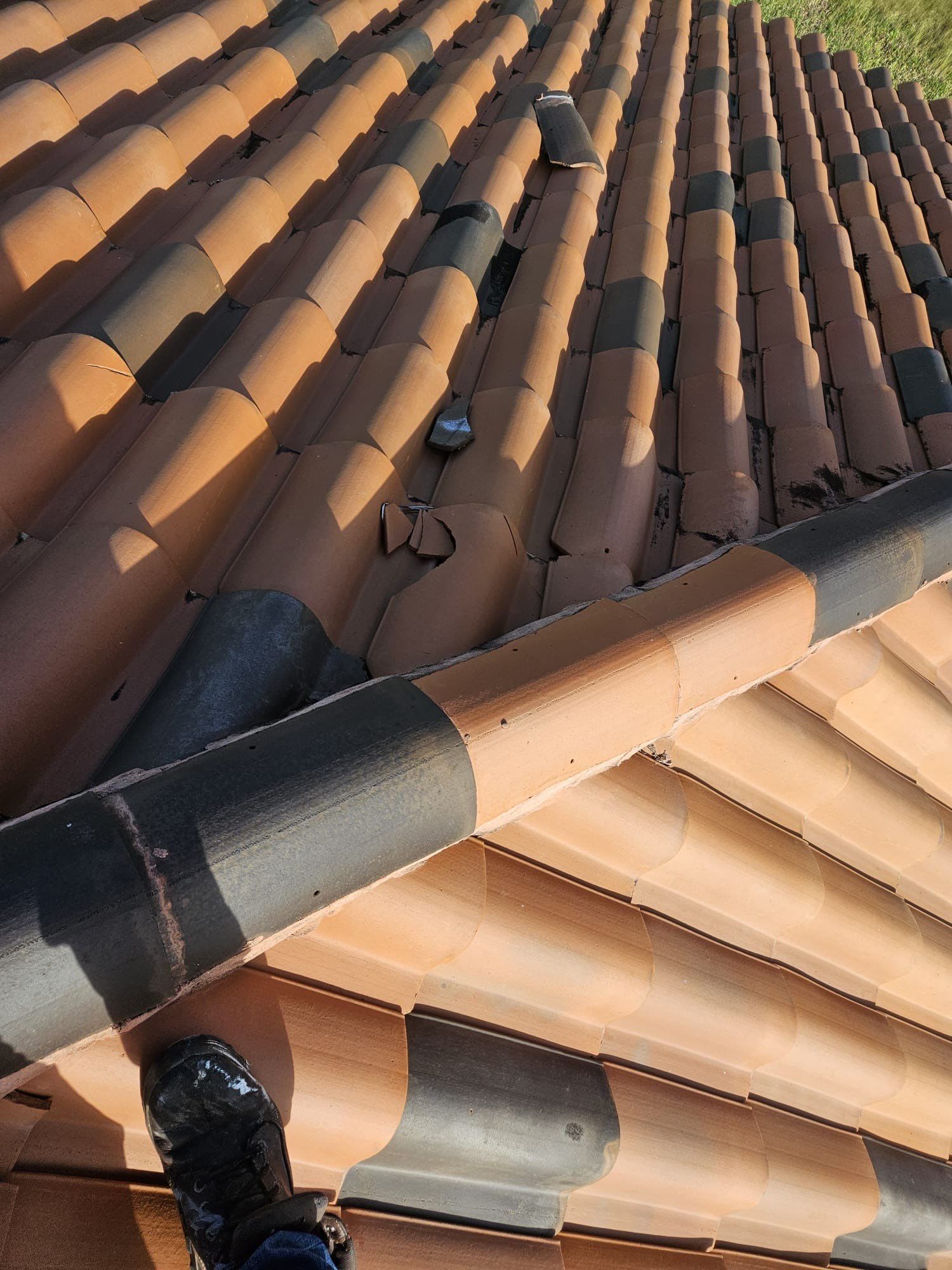Residential Roofing Repair using Concrete Tile by Four Peaks Roofing