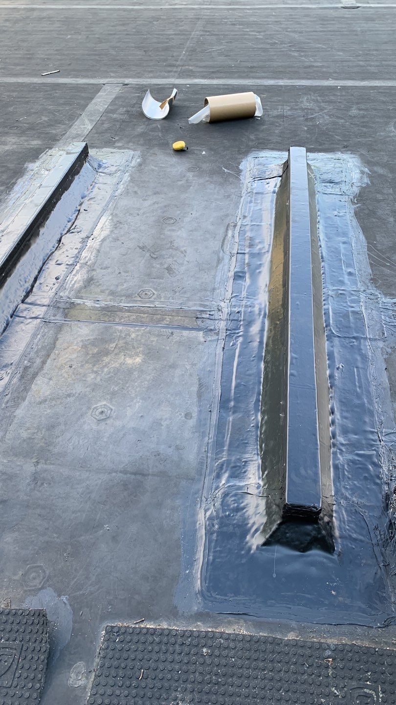 Commercial Roofing Repair using EPDM  by A Plus Exterior