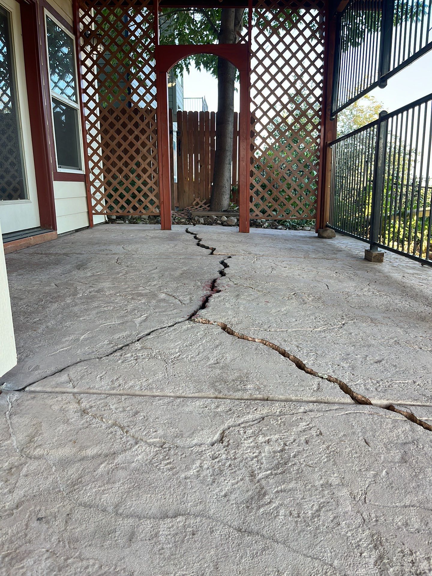 Cracking and Splintering Patio Looks Like New! by Mr. Mudd Concrete