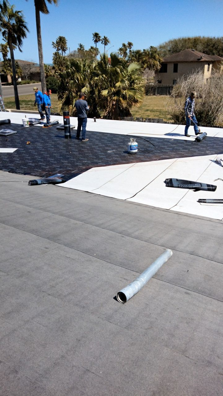 Waterfront Torch-Down by Bayfront Roofing and Construction
