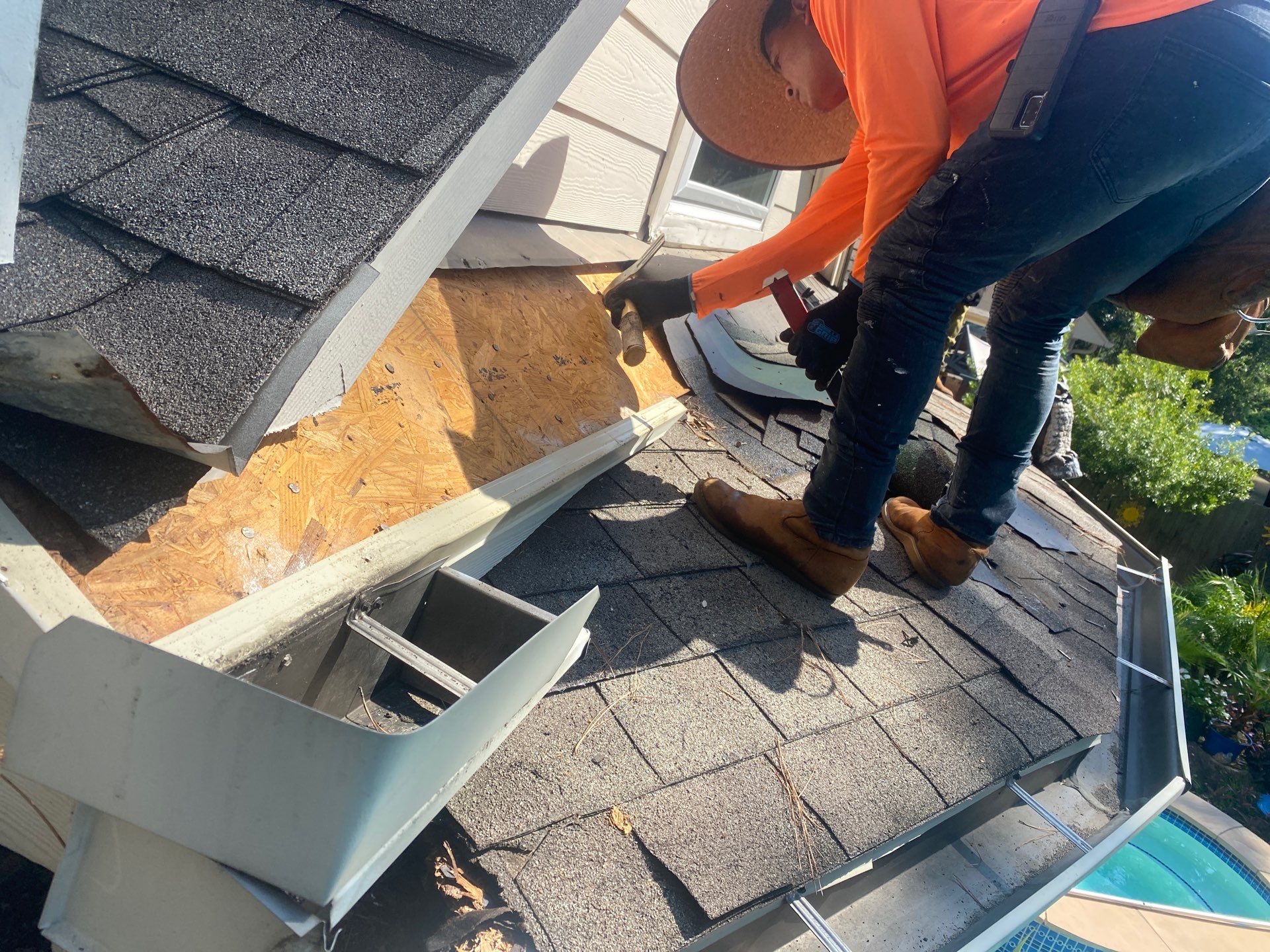 Residential Roofing Repair using Owen's Corning Duration (Lifetime) Shingles by Roof Repair Company