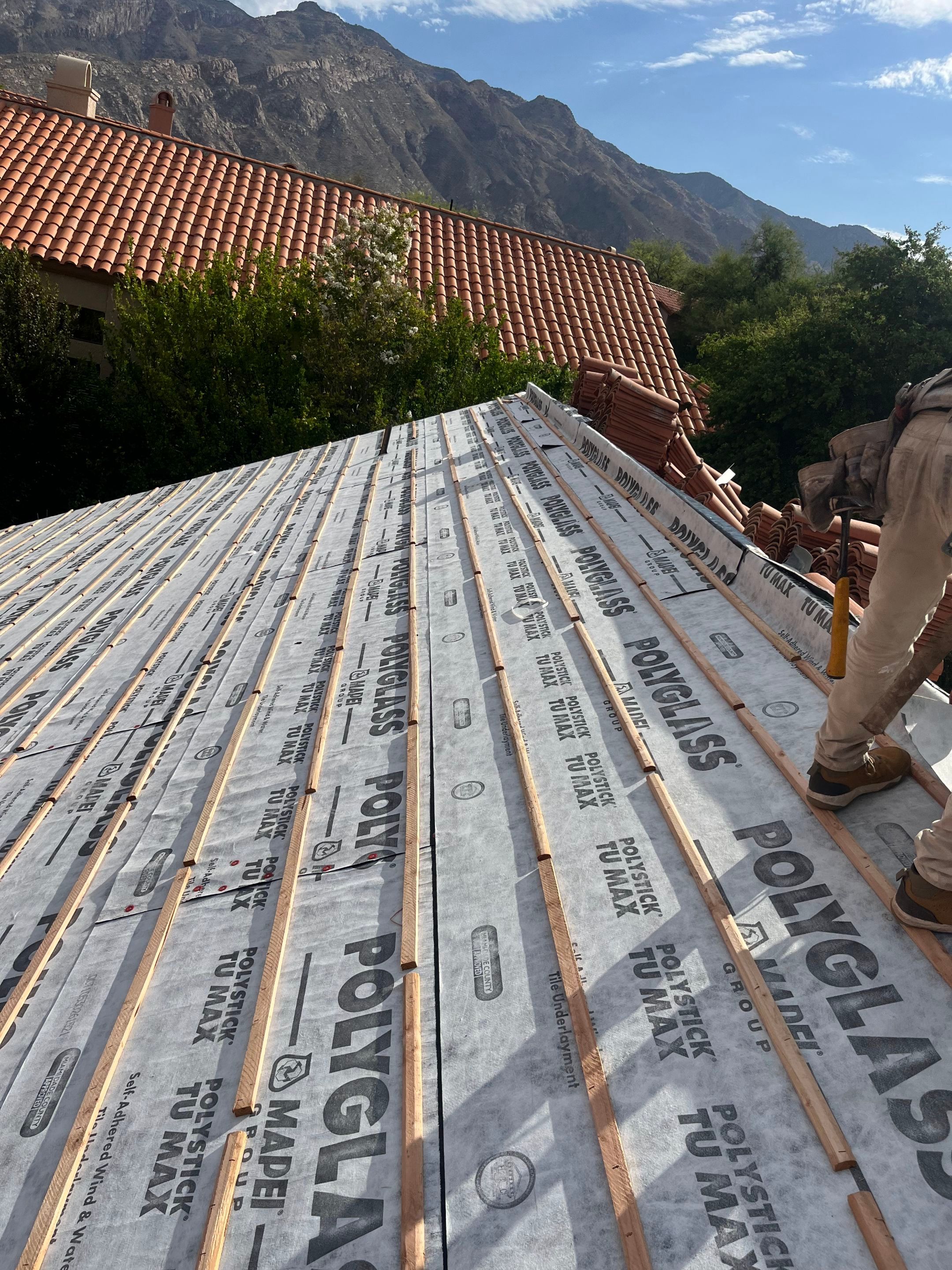 Residential Tile Roof Replacement and Decking Repair in Tucson- 85718 by West Coast Roofing AZ