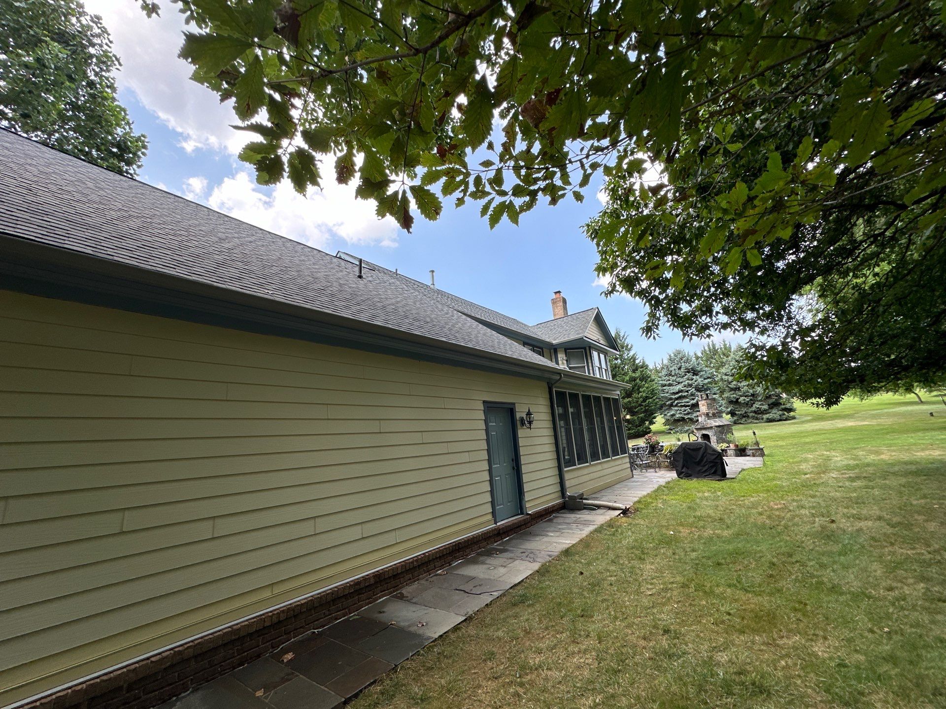 Full Exterior House Washing for Woodbine Victorian Residence by Baltimore Pressure Washers Inc.