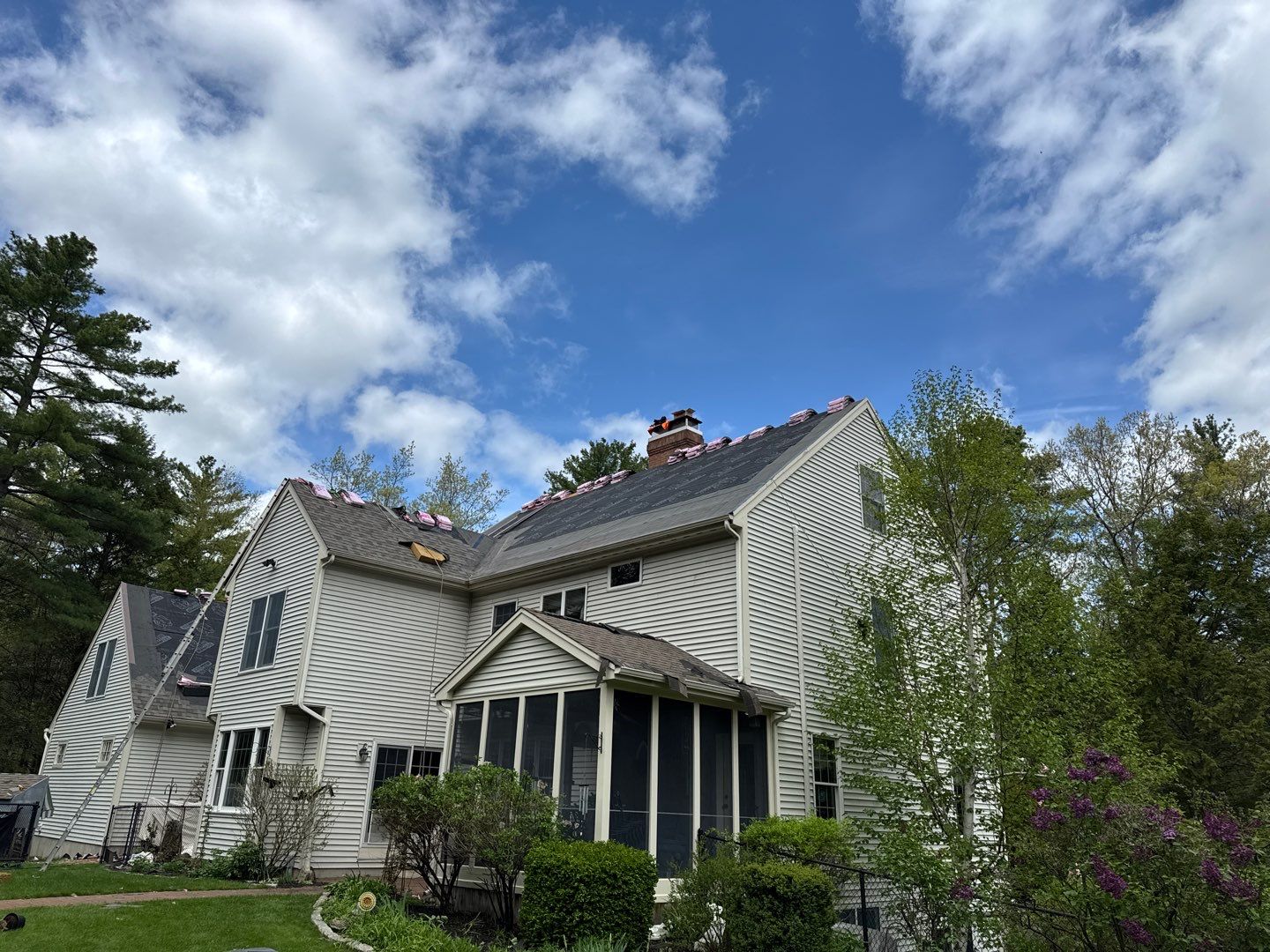 Veterans Helping Veterans – Full Roof Transformation with Owens Corning Driftwood! by Sensible Home Solutions