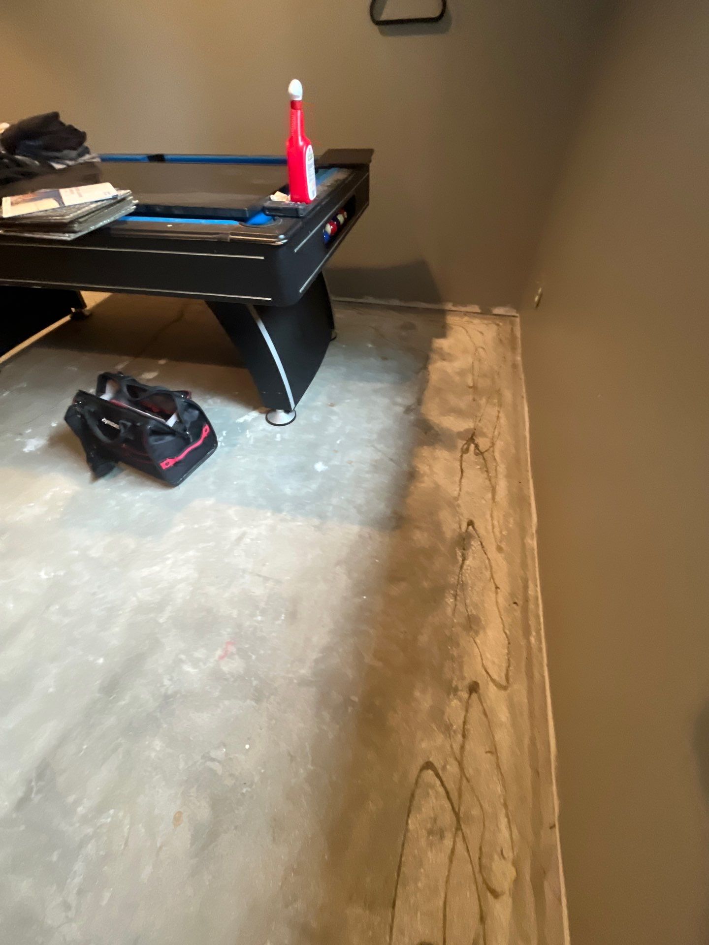 Custom Multi-Fleck Epoxy Floor Coating for Residential Basement by Select Painting, Coatings & Garage Cabinets