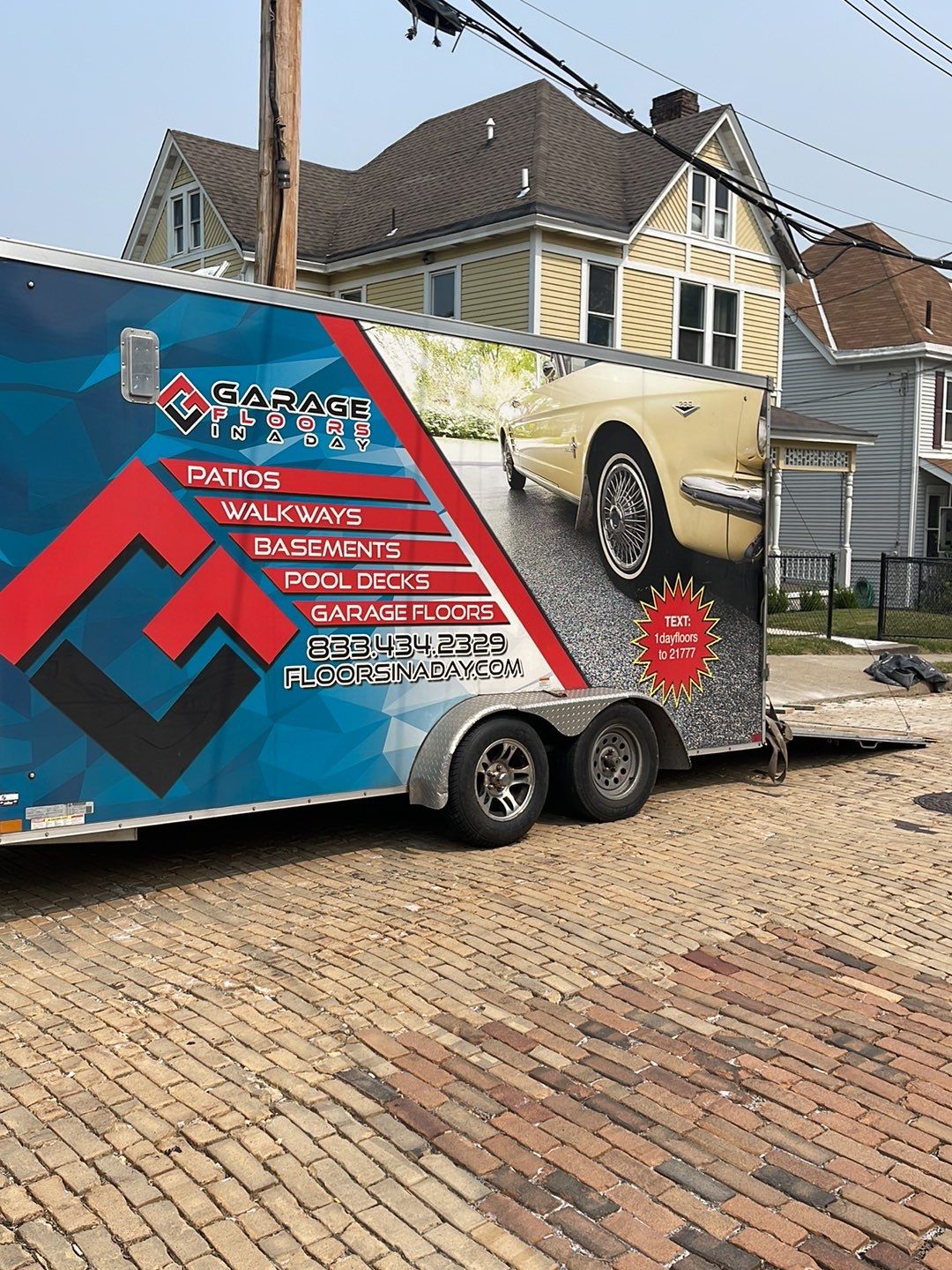 Driveway Project in Pittsburgh by Floors in a Day, Inc