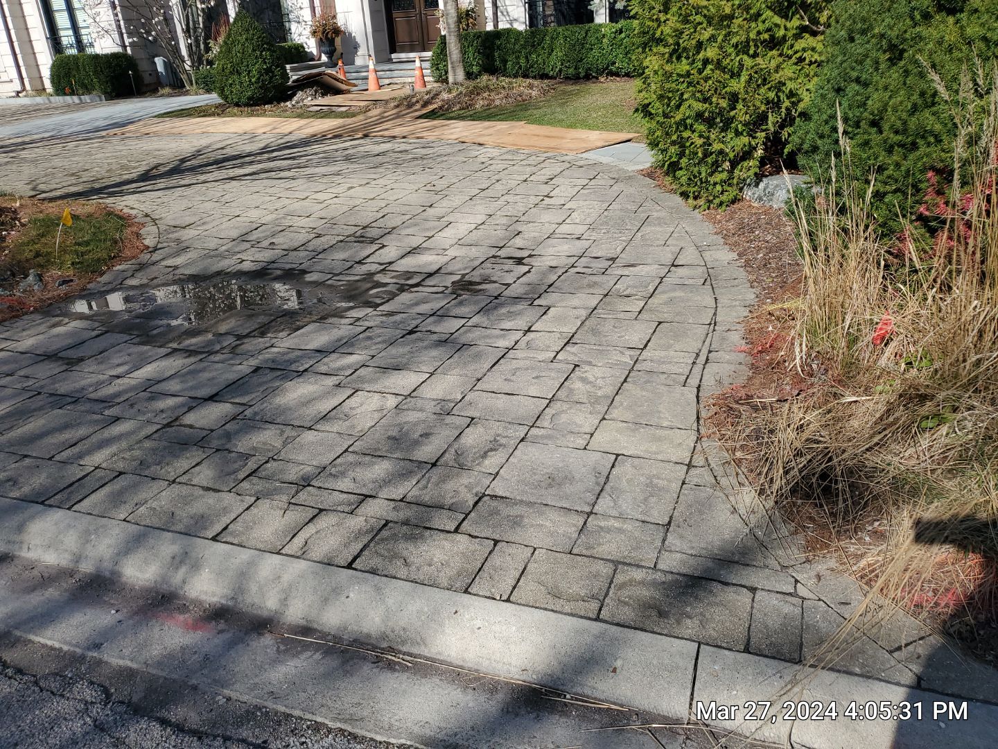 Brick paver clean, sand and seal.  using Surebond SB-1300 by Northern Power Washing LLC.