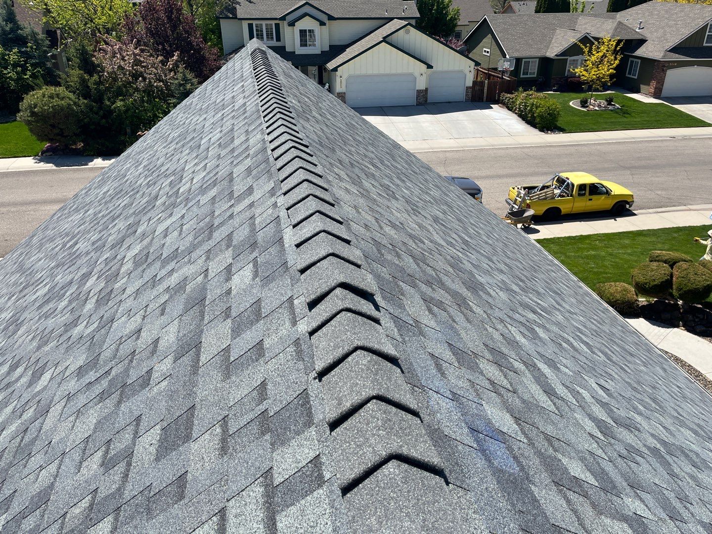 Meridian ID Residential Roofing Installation using Owens Corning by ID Roofing LLC
