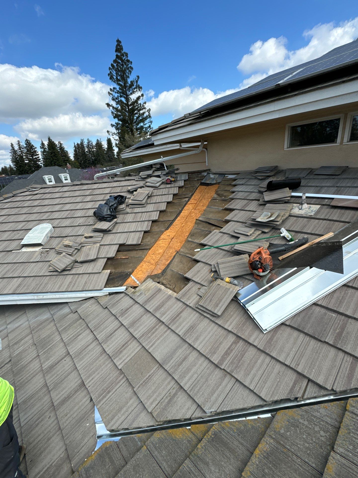 Solar Roof Leak Repair  by Grandmark Service Company