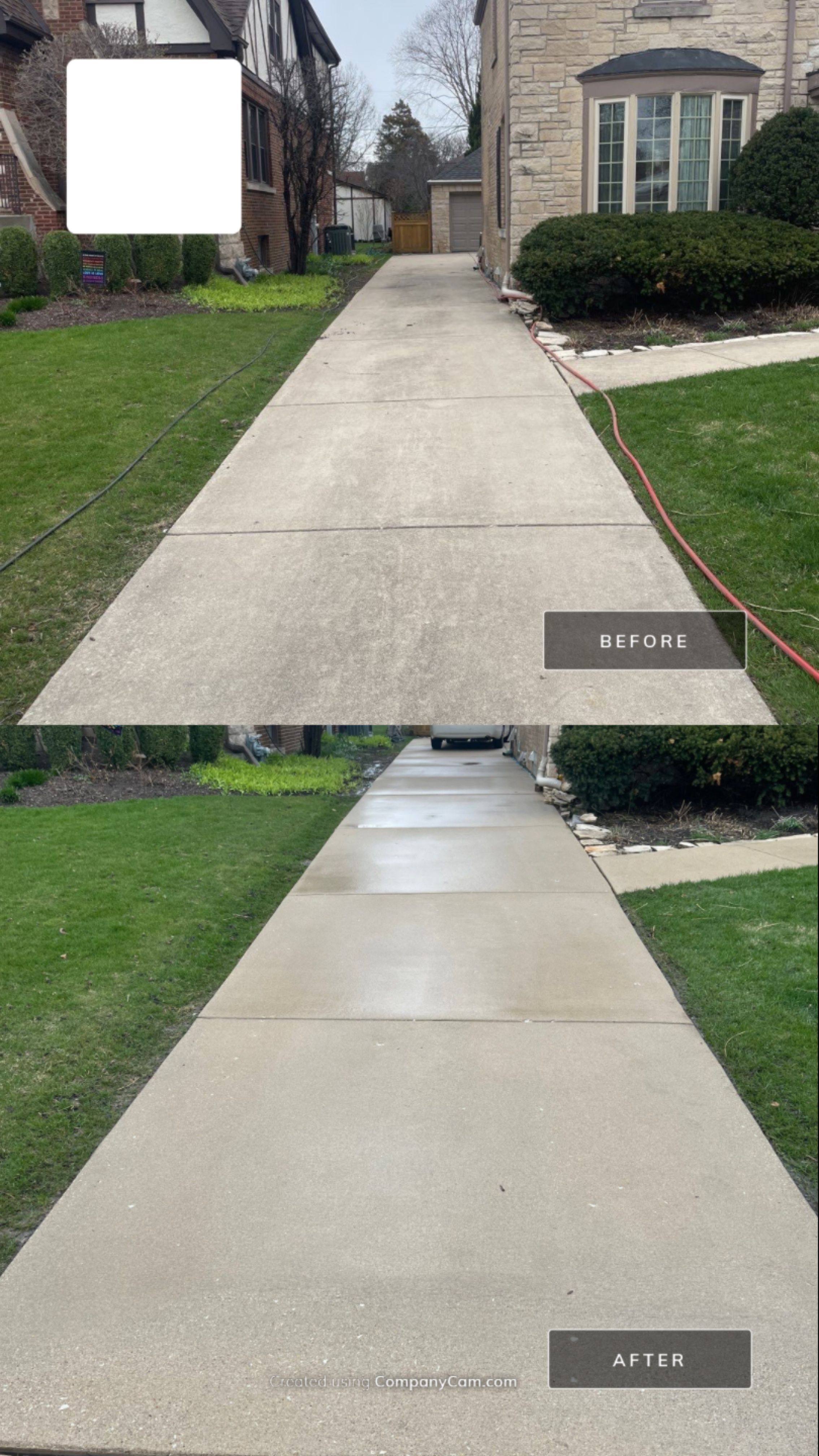 Wood cleaning and staining using Armstrong cloark oil stain by Northern Power Washing LLC.