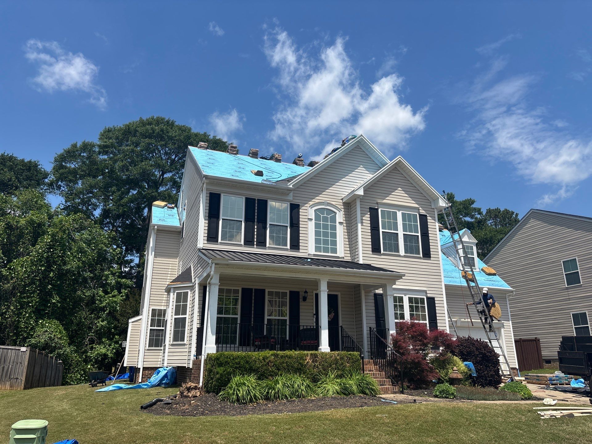 Full Asphalt Shingle Roof Replacement in Simpsonville, South Carolina by Roofers LLC