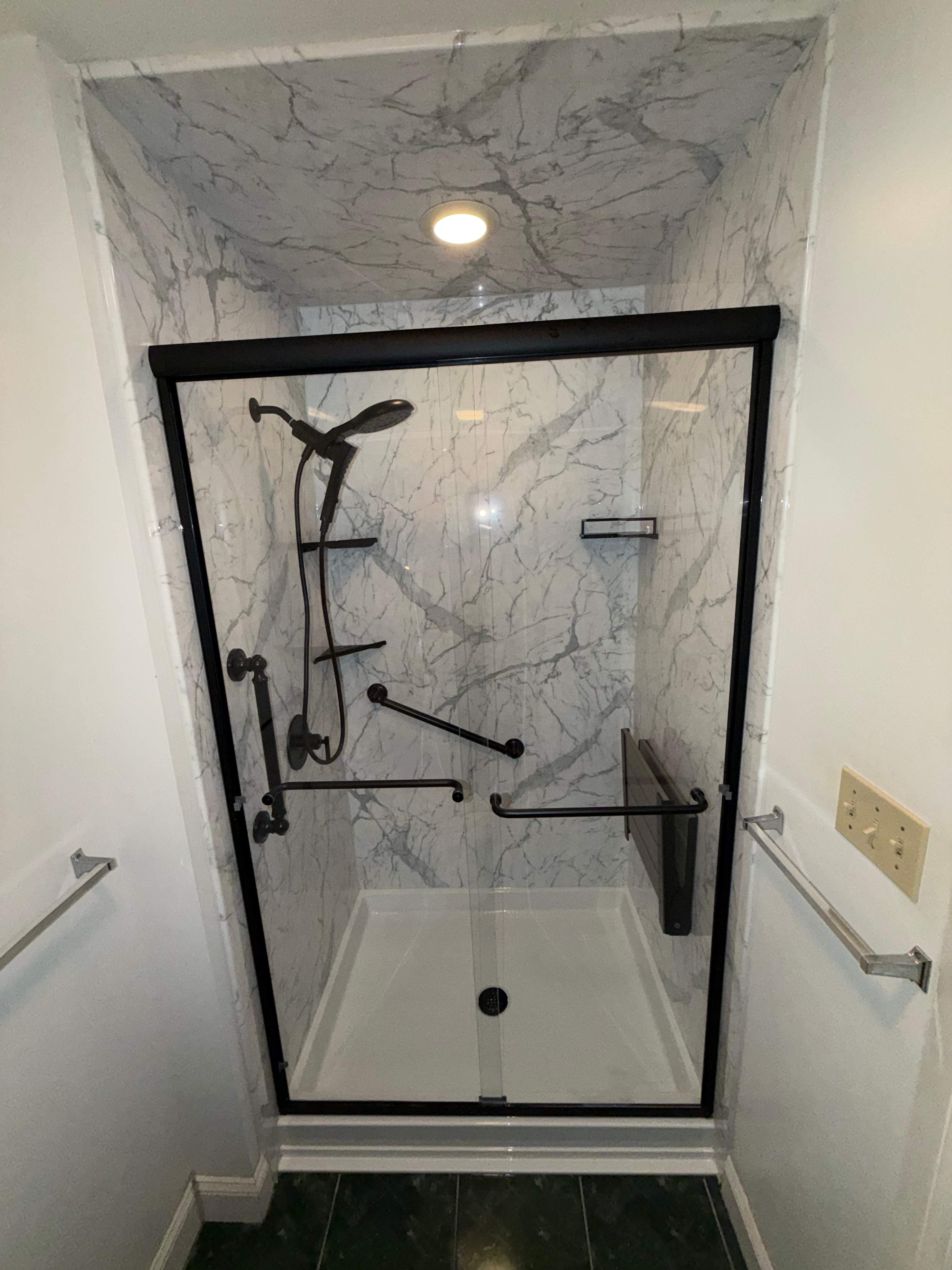 Modern Walk-In Shower Installation in Macungie, PA by Fix Core LLC