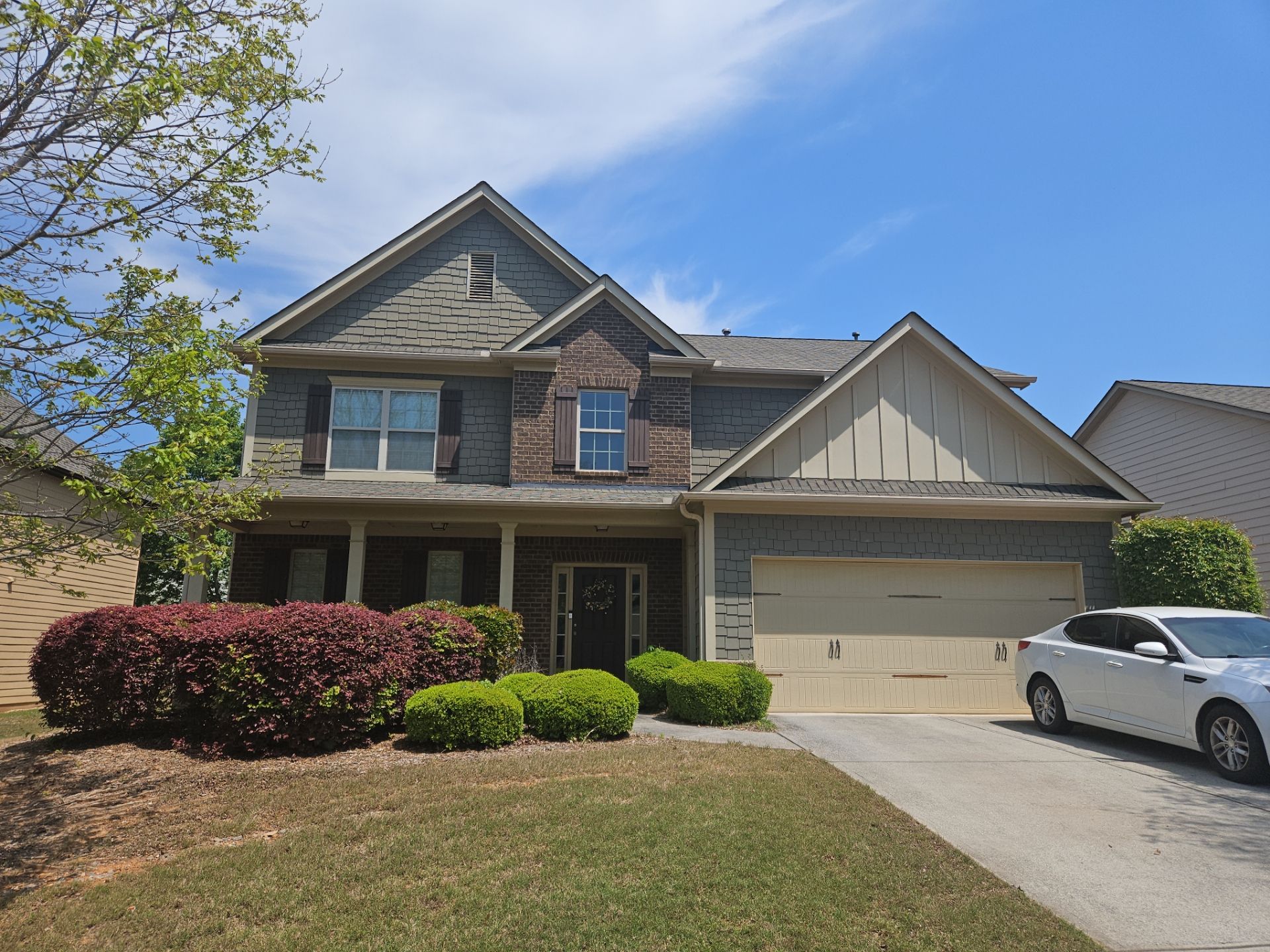 Acworth, GA Partial Siding Replacement using James Hardie Lap Siding by Nelson Exteriors 