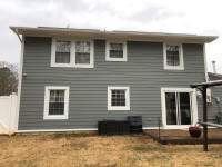 Siding Installation using JH Batten Smooth and JH Select Cedarmill Eased Edge by ExteriorPros