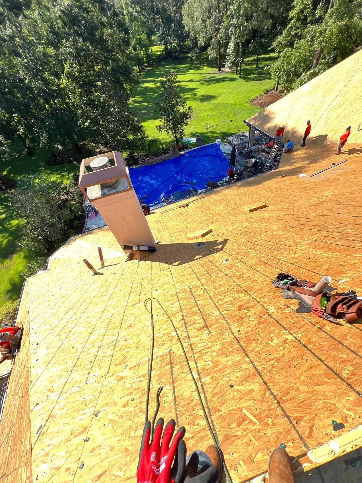 Residential Roofing Installation using Owen's Corning Duration (Lifetime) Shingles by Roof Repair Company