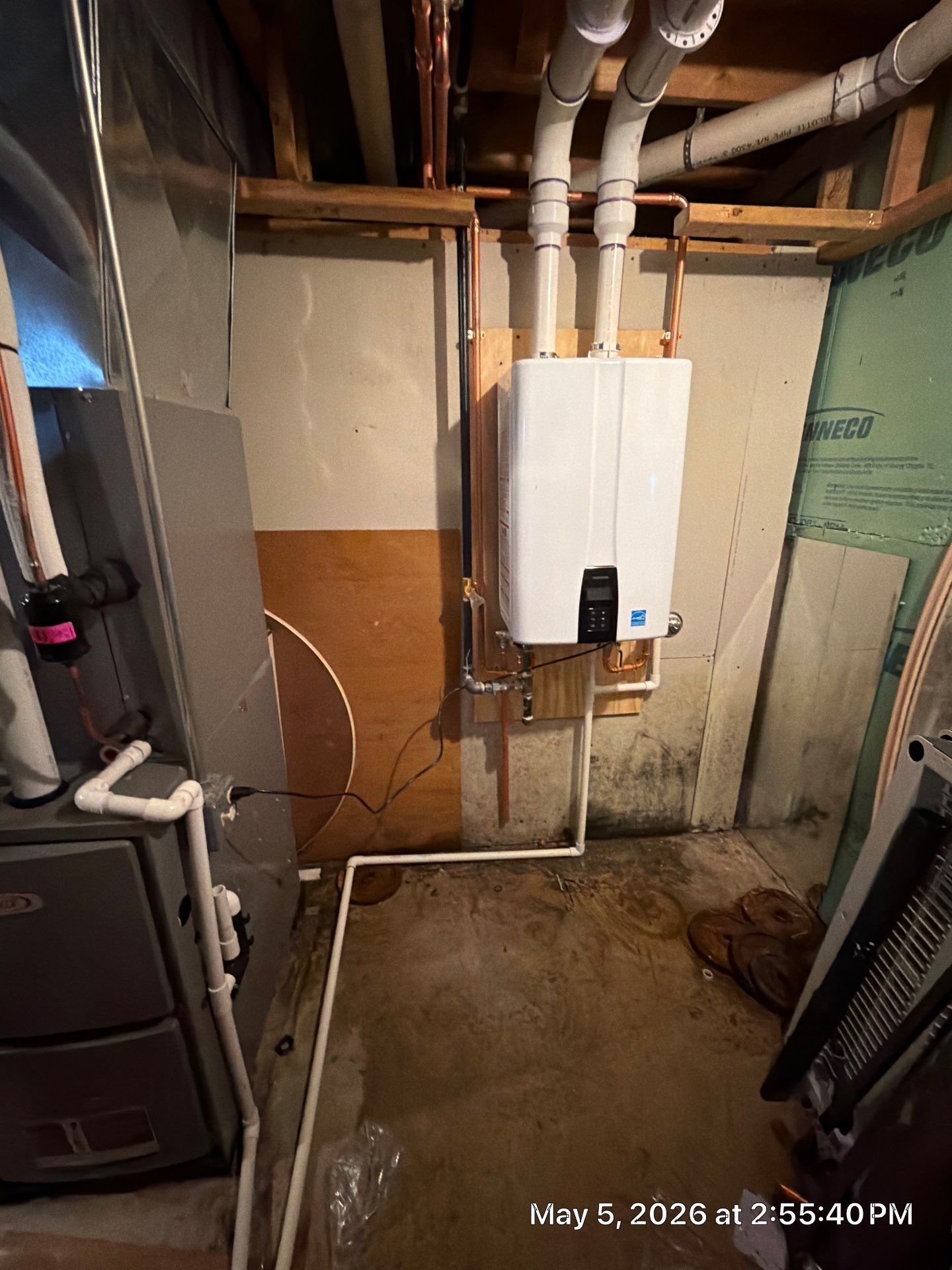 Navien NPE-240A2 Tankless Water Heater Installation – Crystal Lake, IL | GSHA Services, LTD by GSHA Services LTD