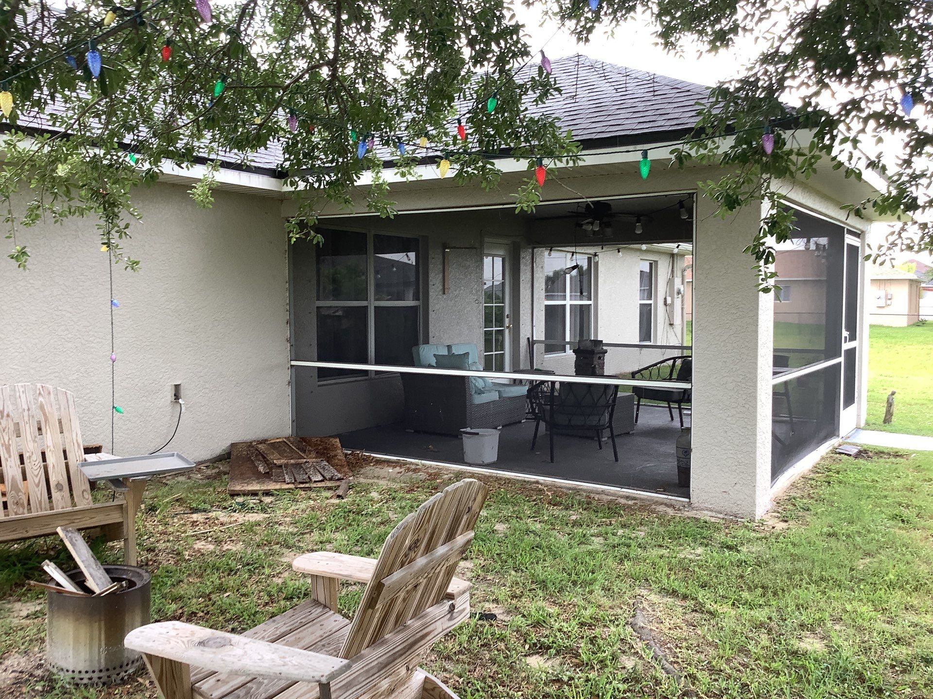 Seamless Gutters Project in Cape Coral Fl by Gutter Professors