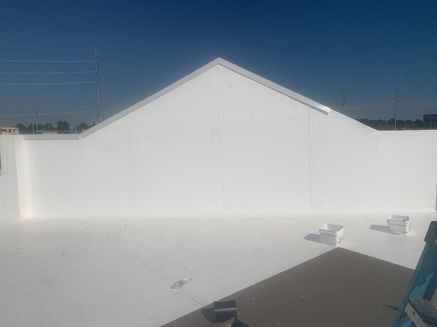 Commercial Roofing Installation using 50 mil PVC by Hostetler Roofing