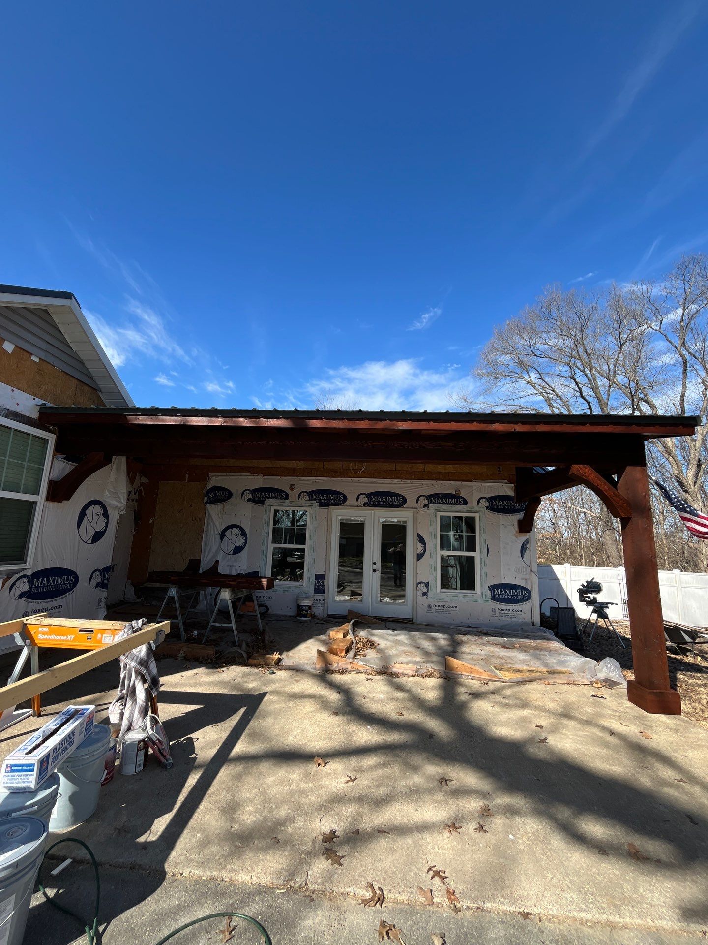 Garage Remodel And added Porch by Skilled Construction LLC