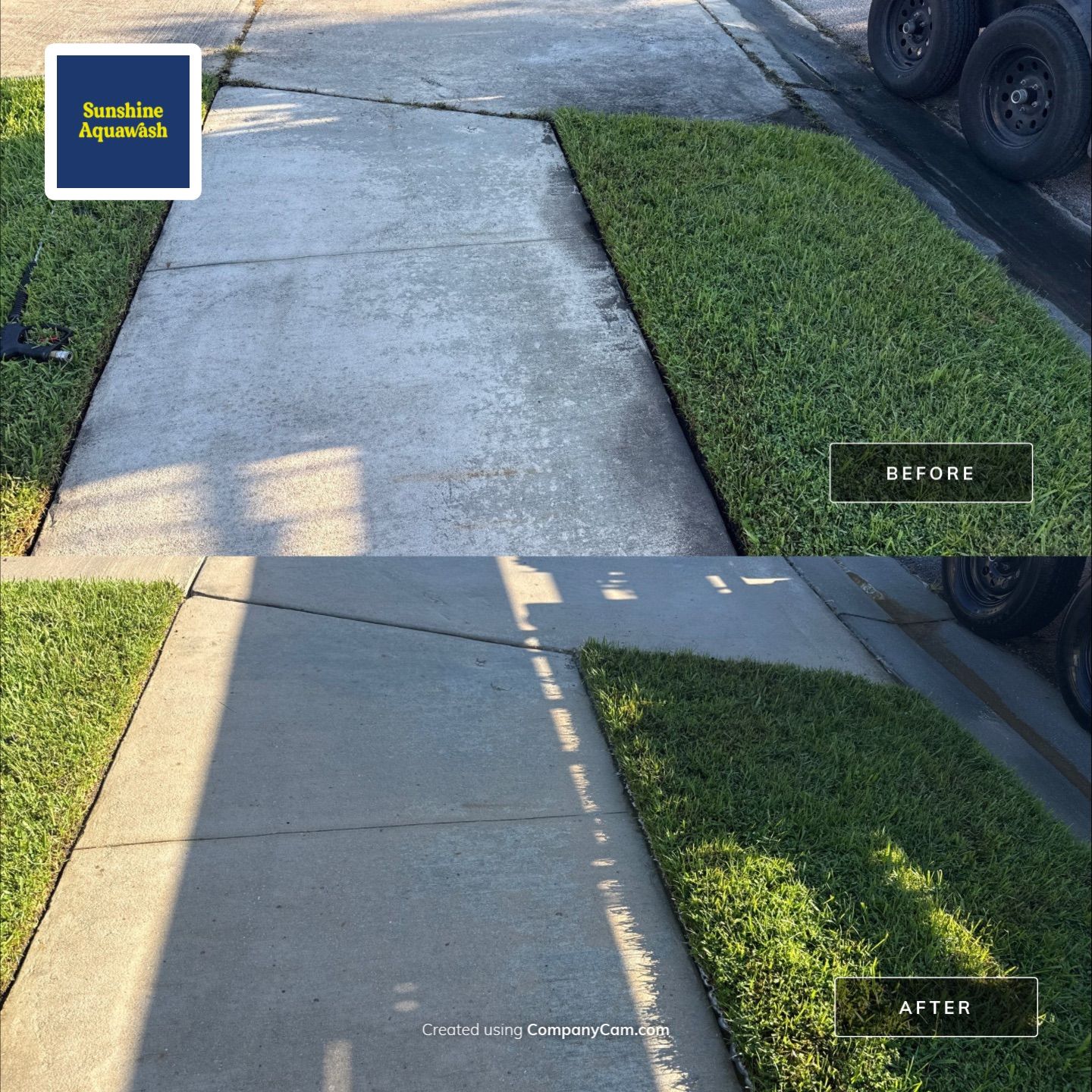 π‘ Safety and curb appeal go hand in hand! by Sunshine AquaWash