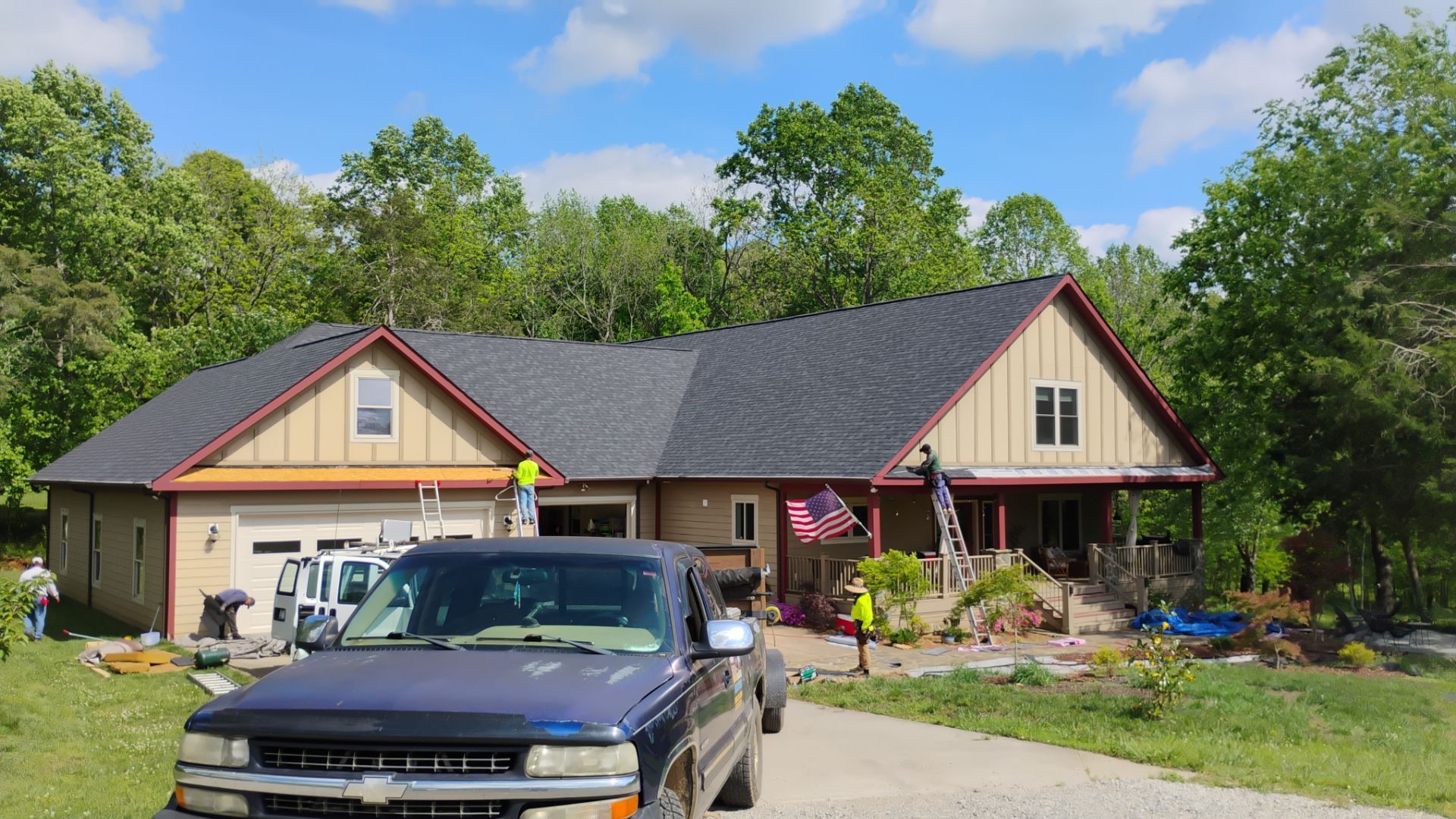 Tony's roof by BROCK BUILDERS 