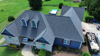 Roof and gutters replacement by hail damage