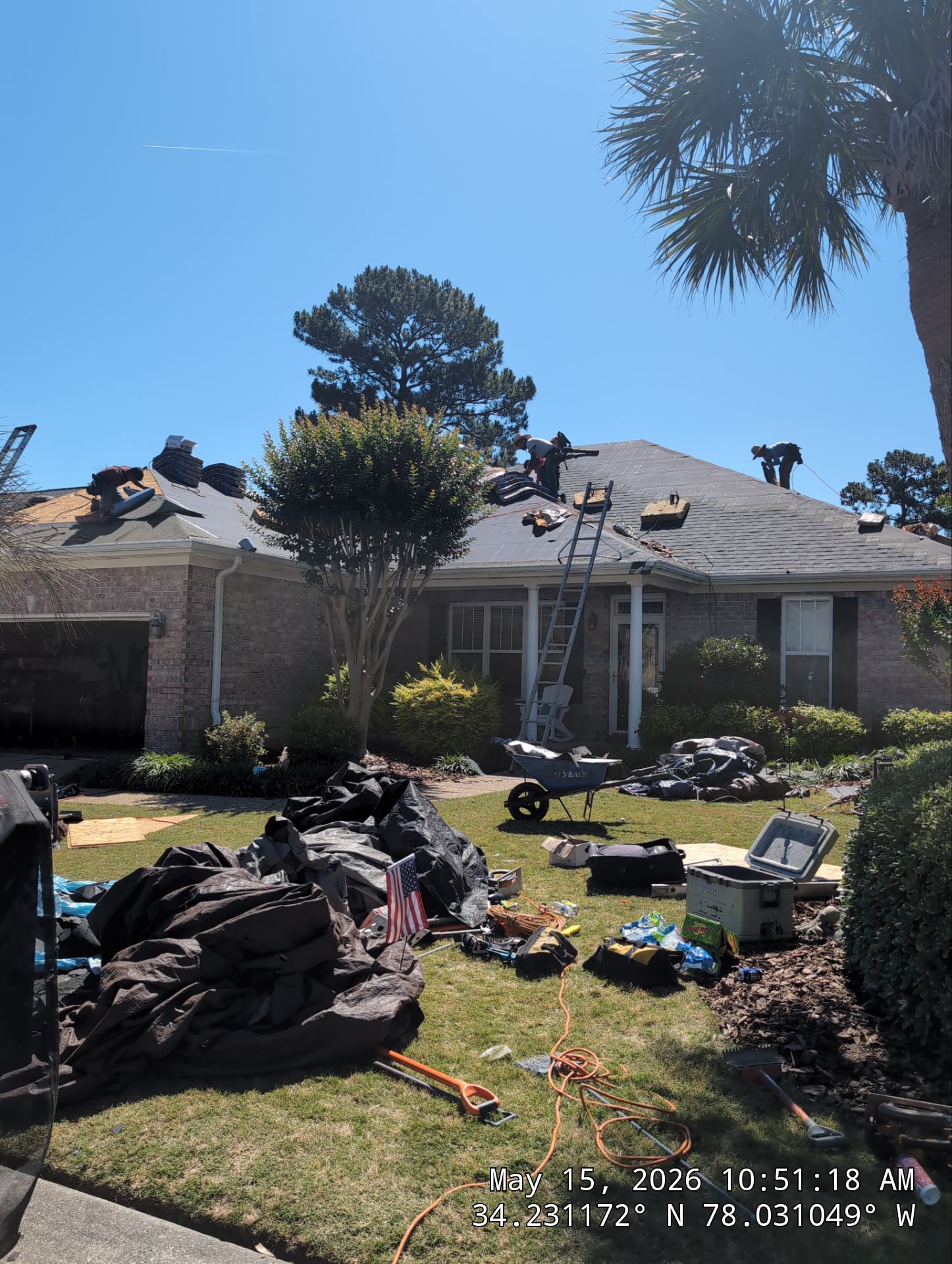 Fortified Roof Replacement in Leland, NC by Local Roofing Contractor using Landmark Pro Colonial Slate by RGR Construction and Roofing, LLC